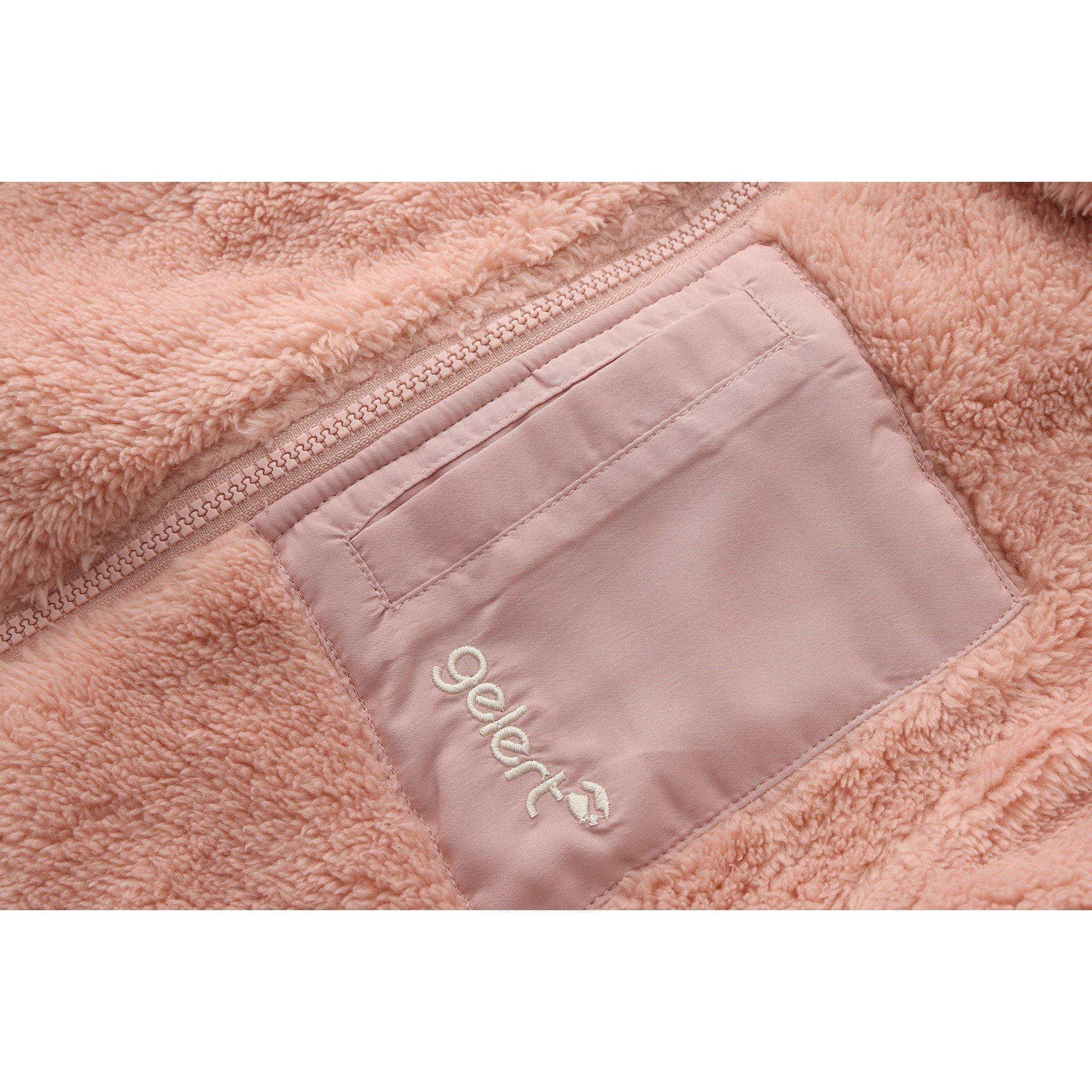 Pink - Gelert - Teddy Fleece Zip-Up Jacket Juniors - 4