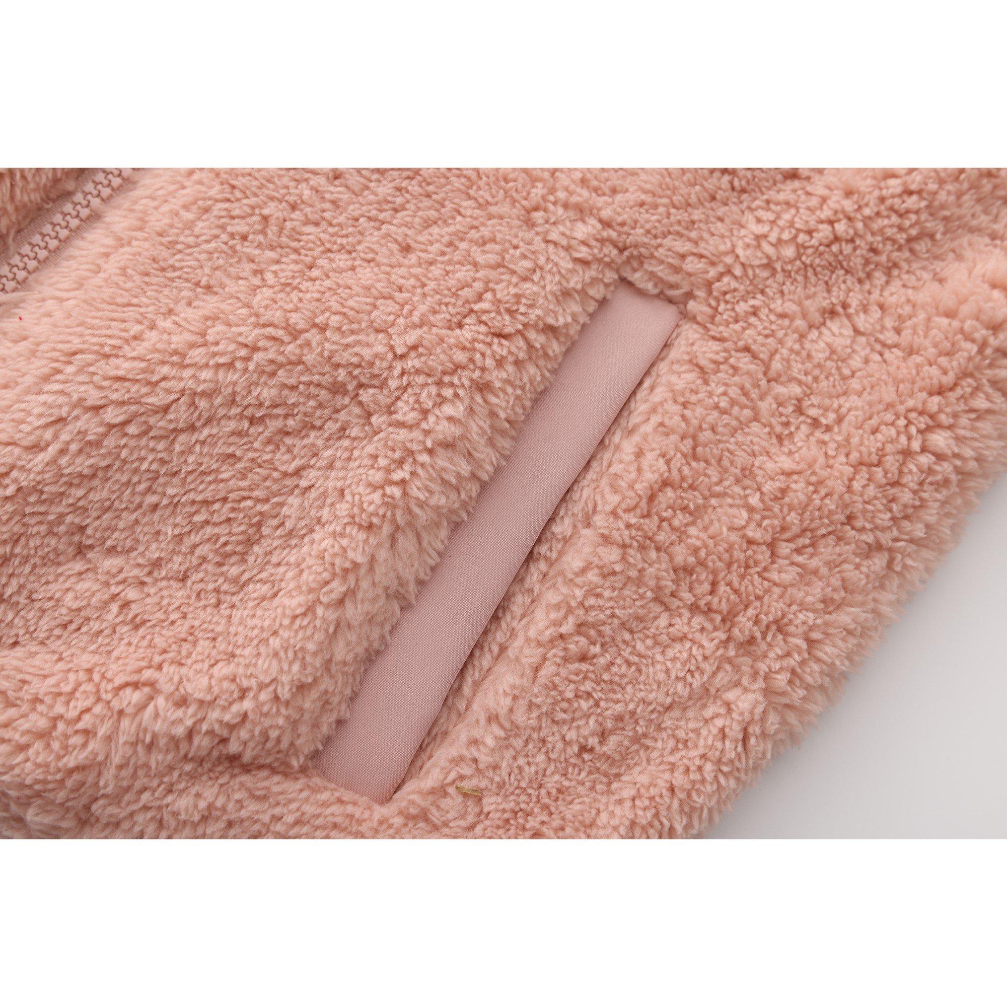 Pink - Gelert - Teddy Fleece Zip-Up Jacket Juniors - 5