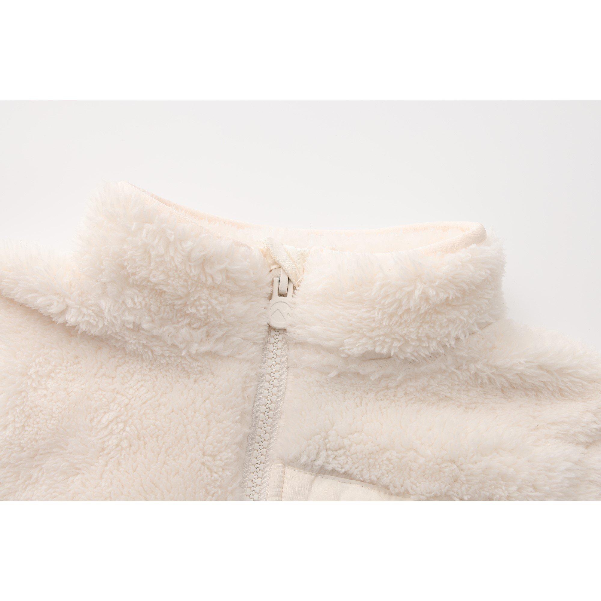 Cream - Gelert - Teddy Fleece Zip-Up Jacket Juniors - 3