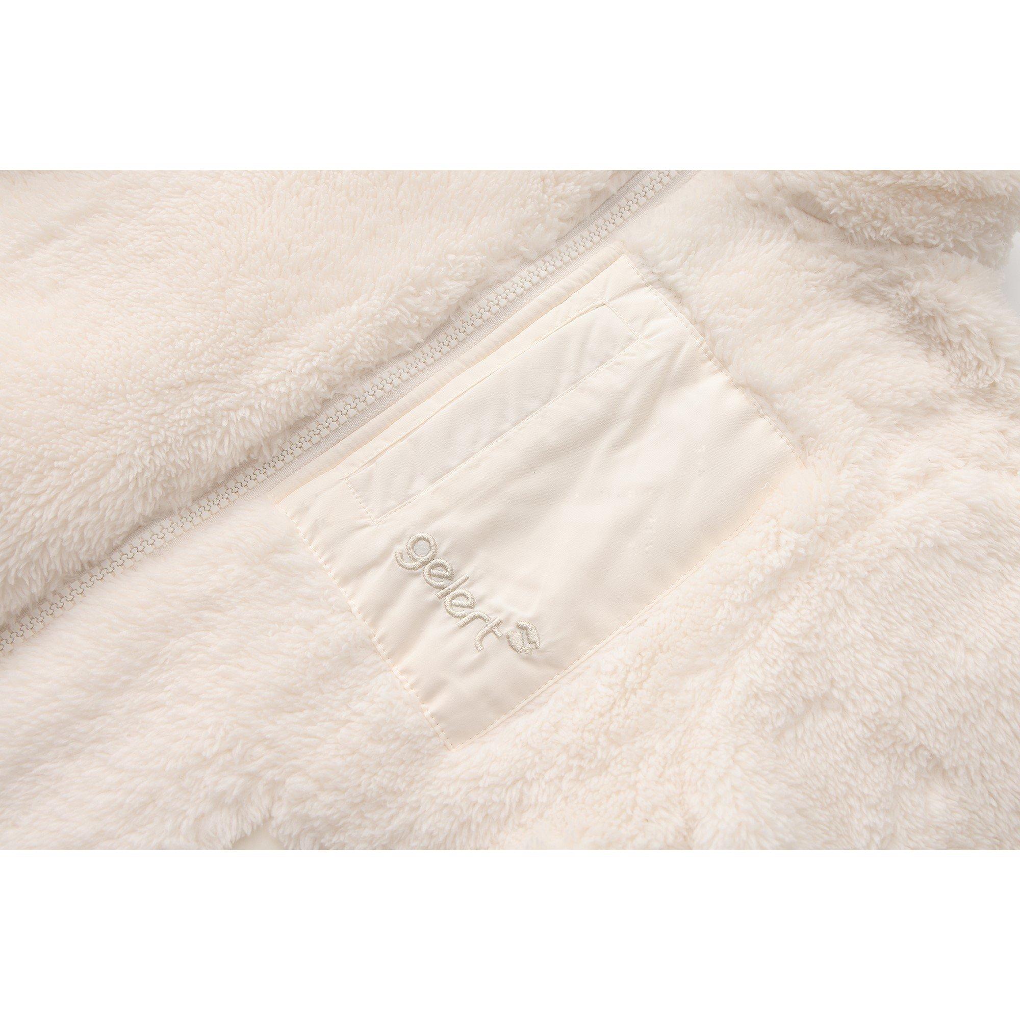 Cream - Gelert - Teddy Fleece Zip-Up Jacket Juniors - 4