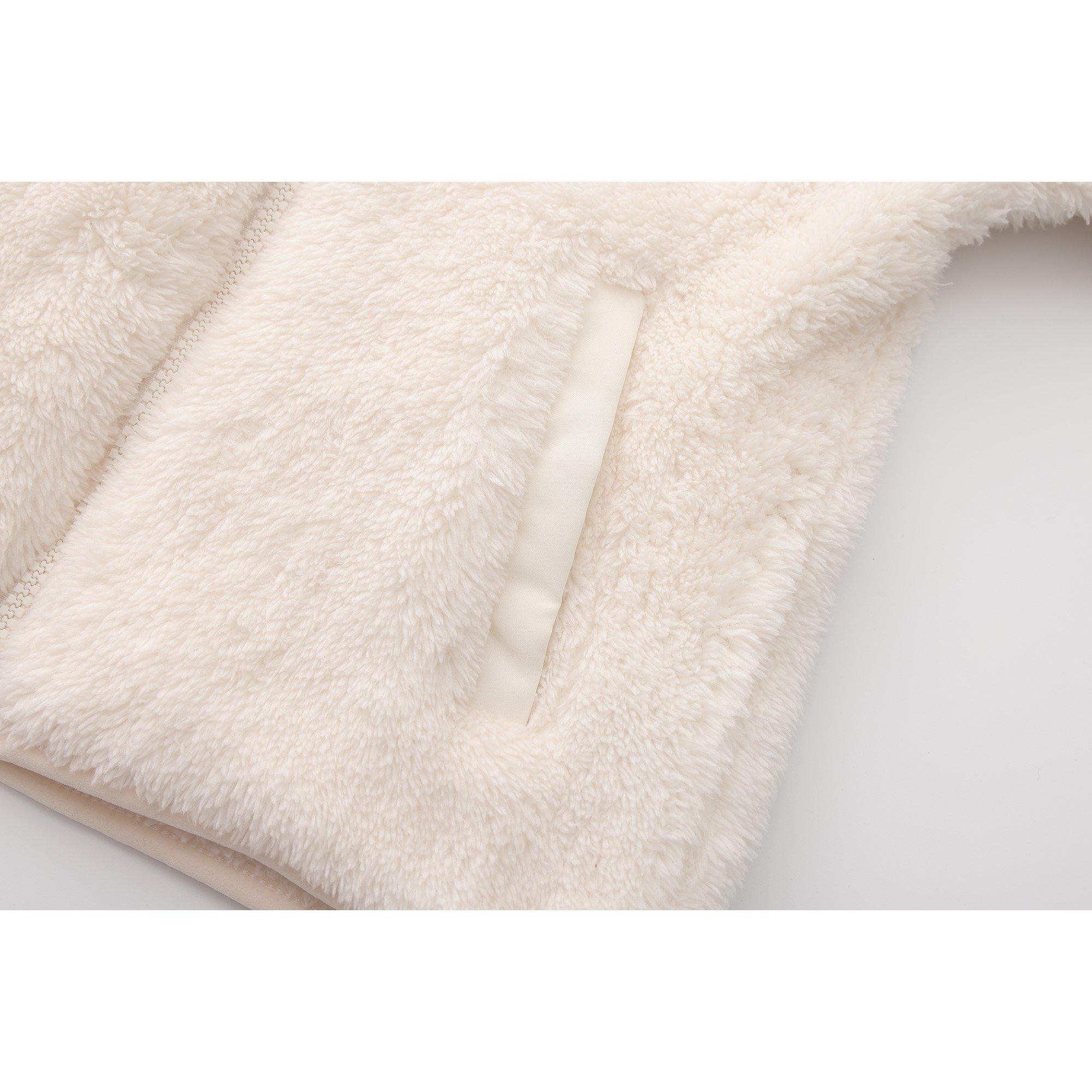 Cream - Gelert - Teddy Fleece Zip-Up Jacket Juniors - 5