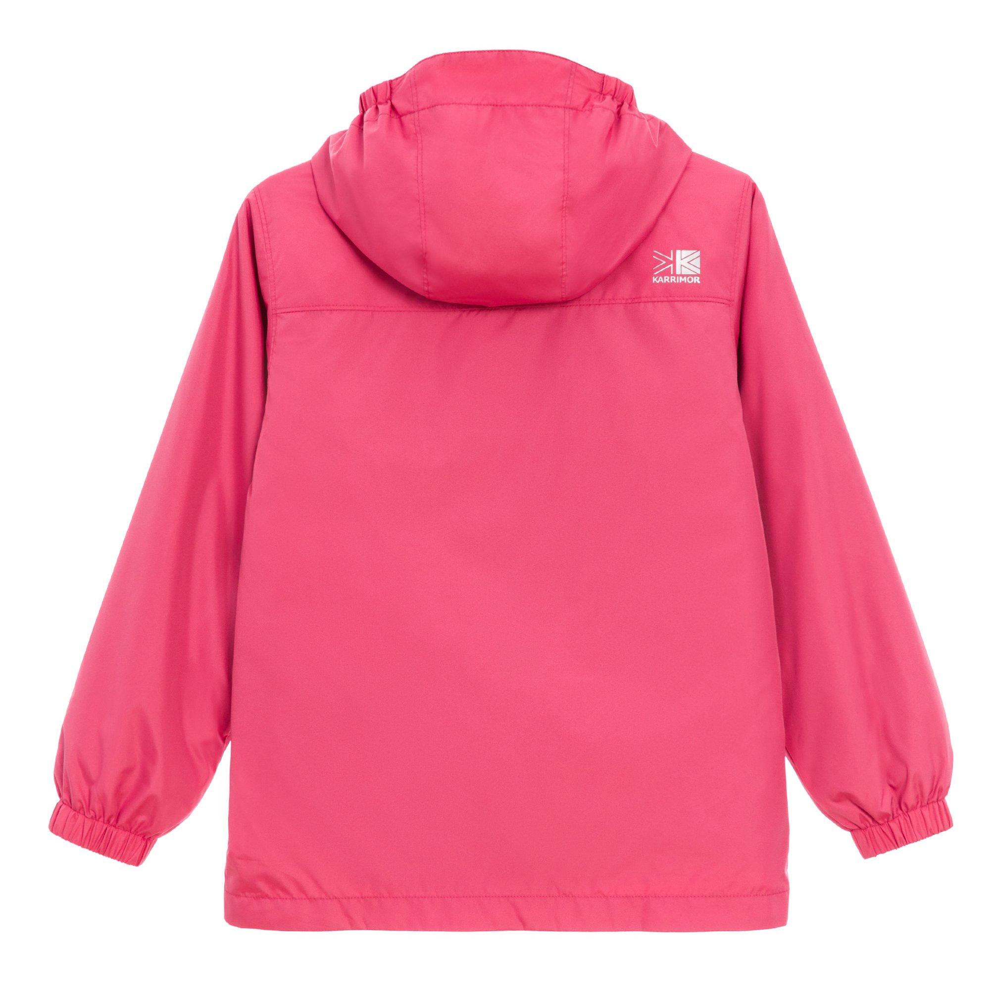 Roze/Zwart - Karrimor - Teddy Faux Fur Windproof Long Sleeve 3 in 1 Jacket - 2