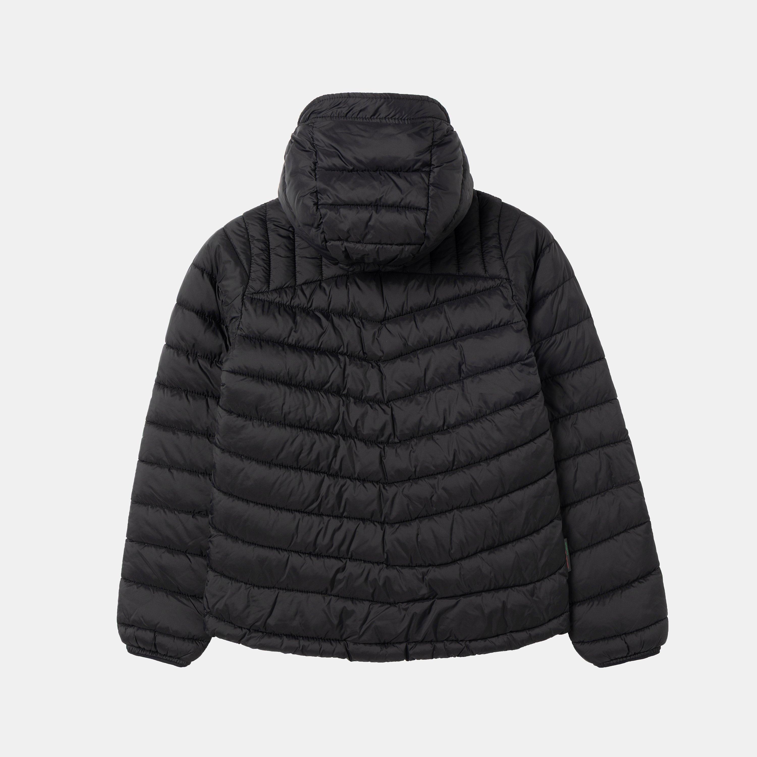 Black - Karrimor - Kids HotRock THERMOLITE Wind Resistant Hooded Down Jacket - 2