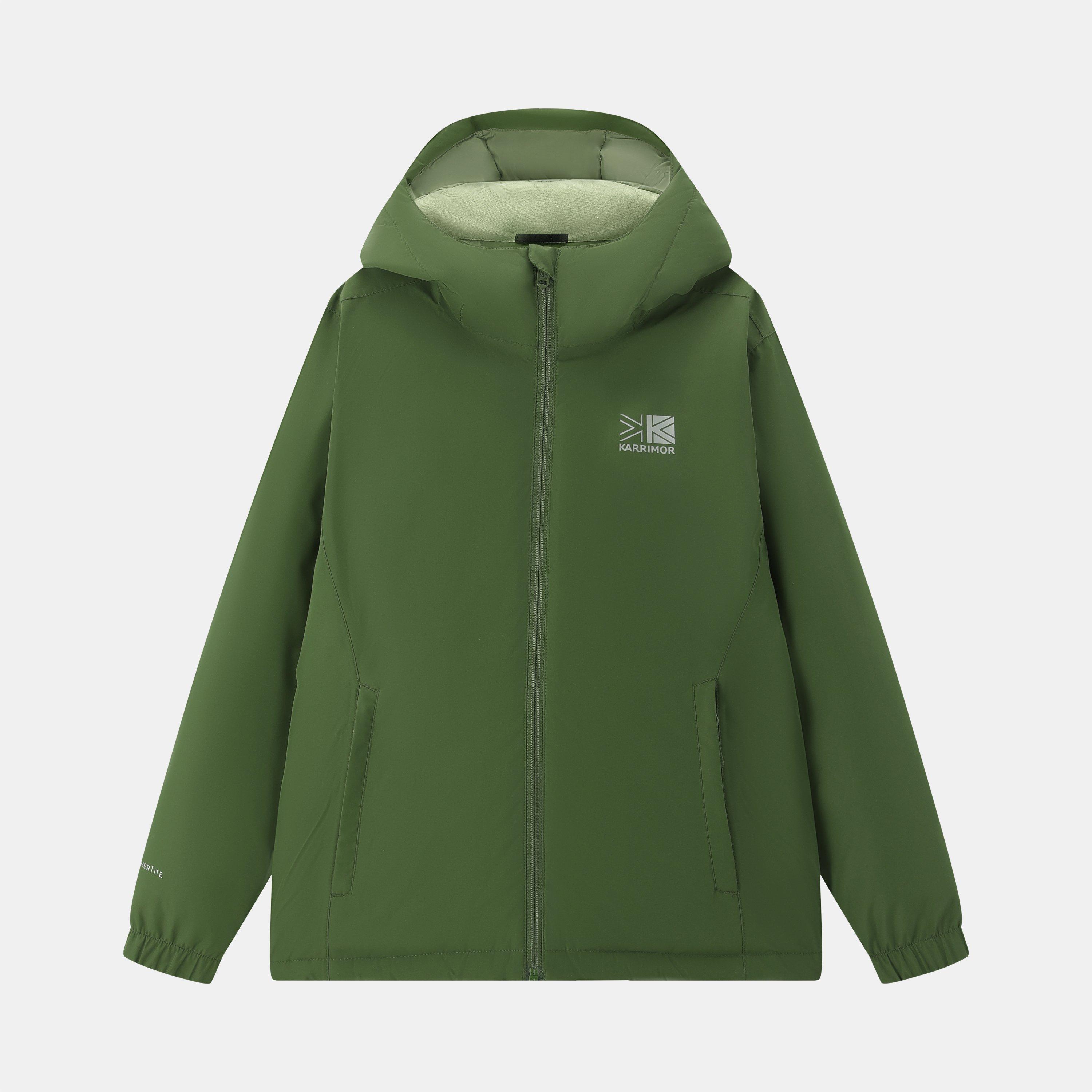 Karrimor  Kids Sierra Waterproof Thermolite Insulated Puffer Jacket - Khaki - 13 (XL)