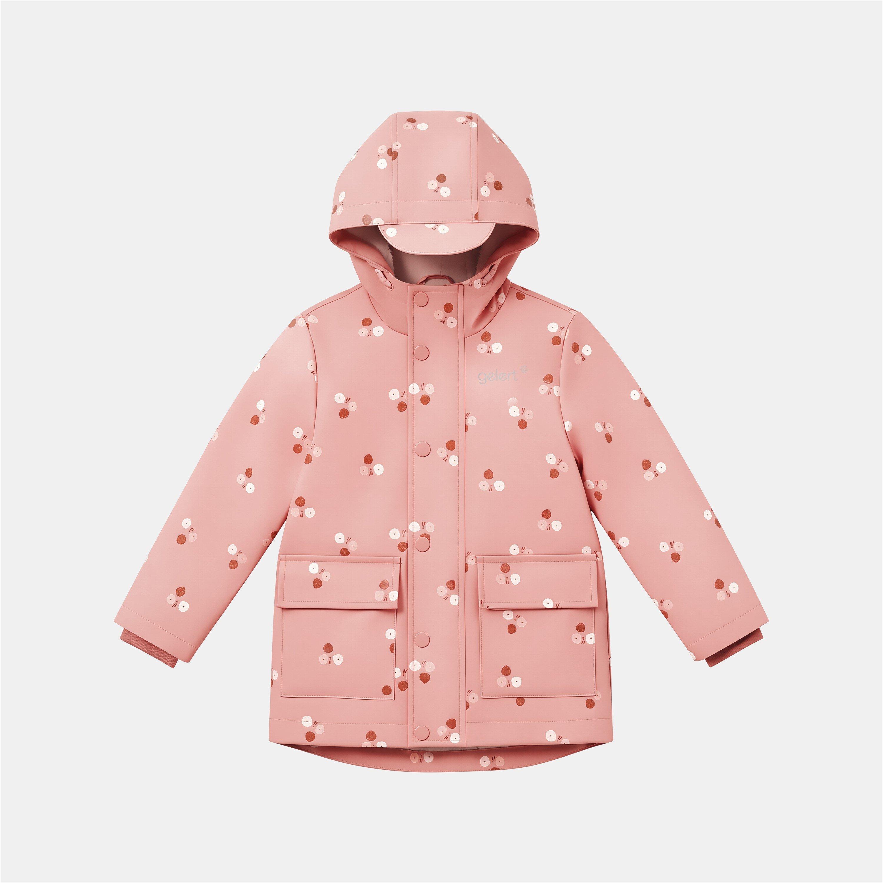 Unisex Kids PU  Long Sleeve Raincoat