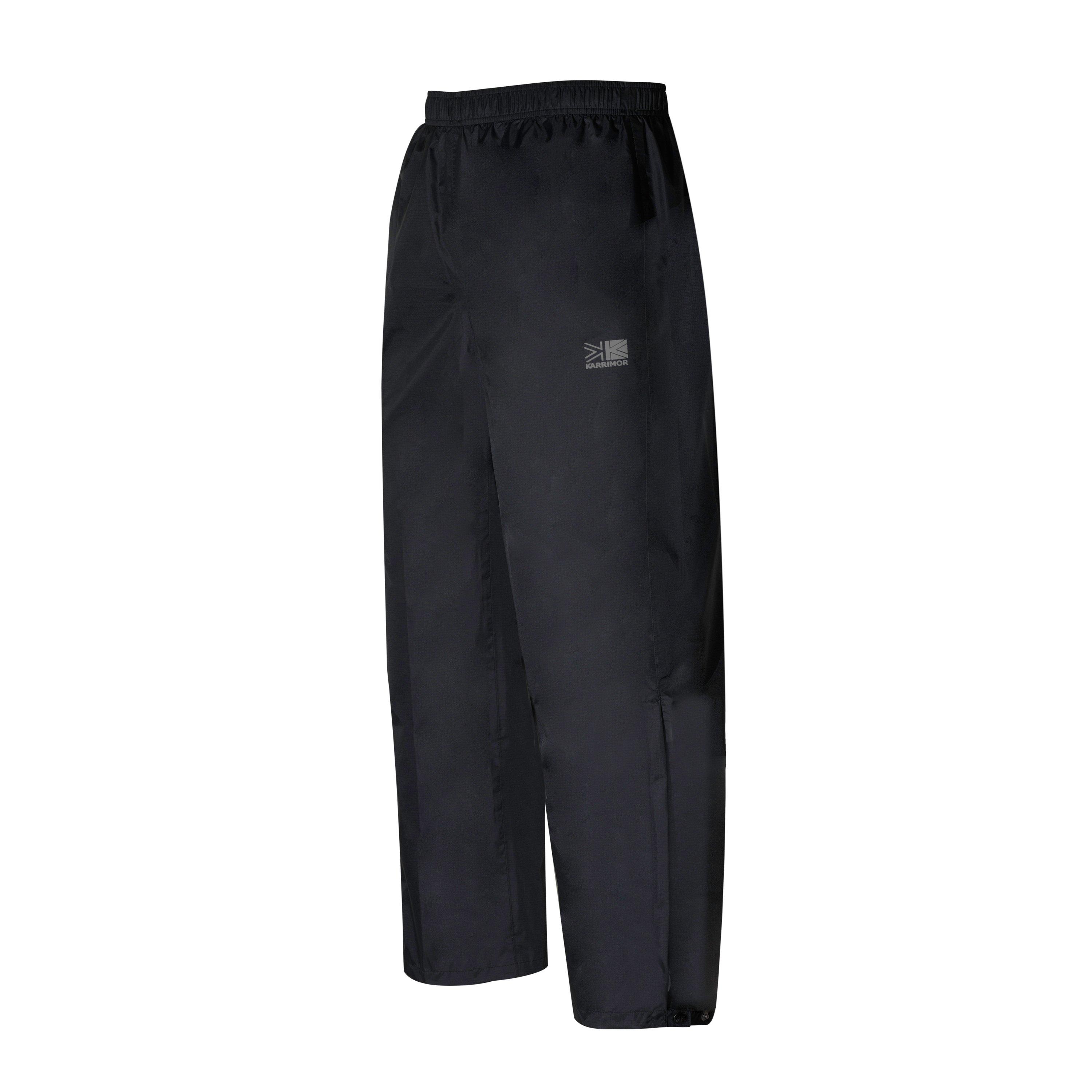 Pantalon De Pluie Enfant Karrimor Weathertite Imperméable - Taille 9-10 Ans, Noir