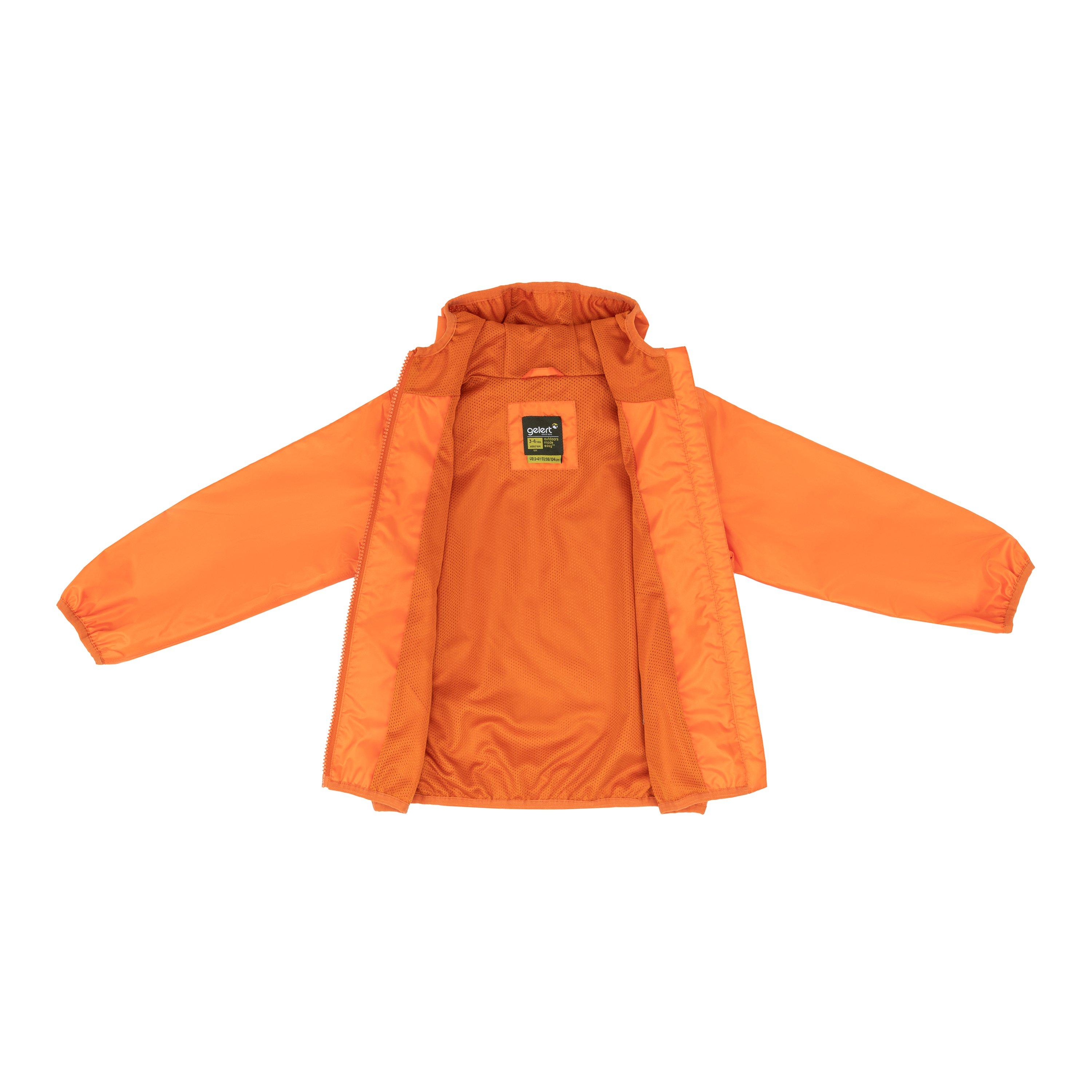Rust - Gelert - Kids' Dursley Waterproof Long Sleeve Hooded Jacket - 3