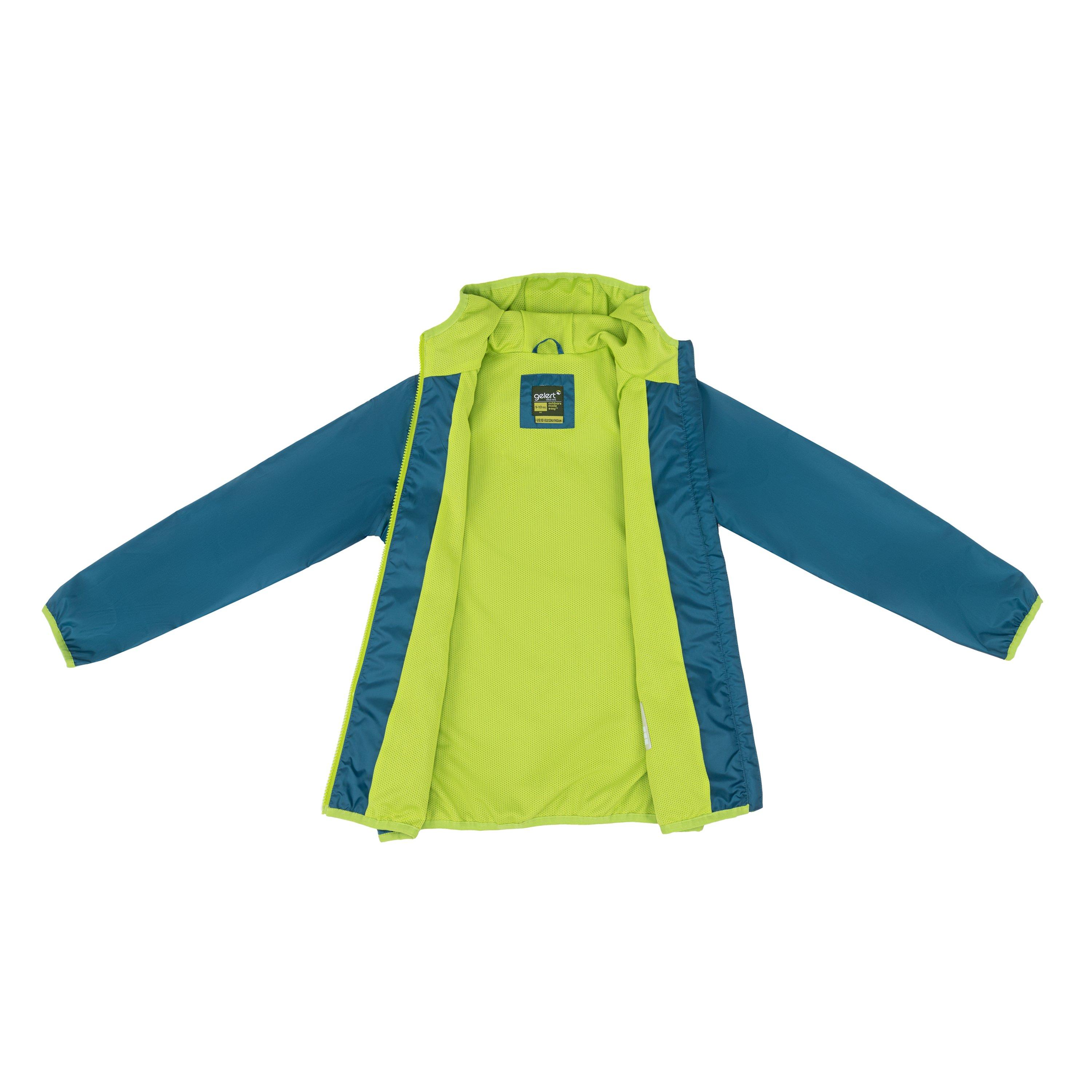 Moroccan Blue - Gelert - Dursley Stormlite 5000mm Hooded Long Sleeve Waterproof Jacket - 3