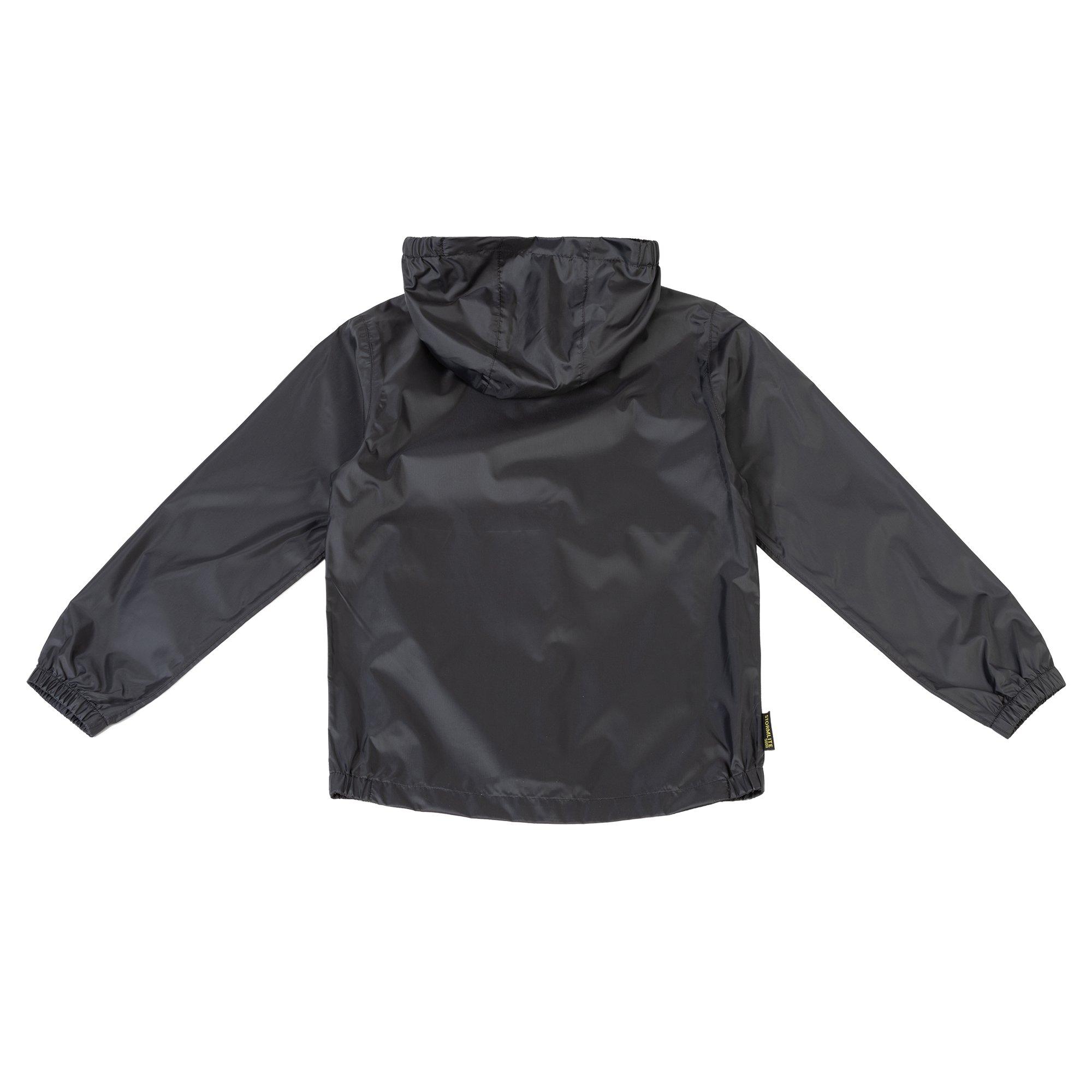 Crna - Gelert - Packaway Waterproof Jacket Junior - 2