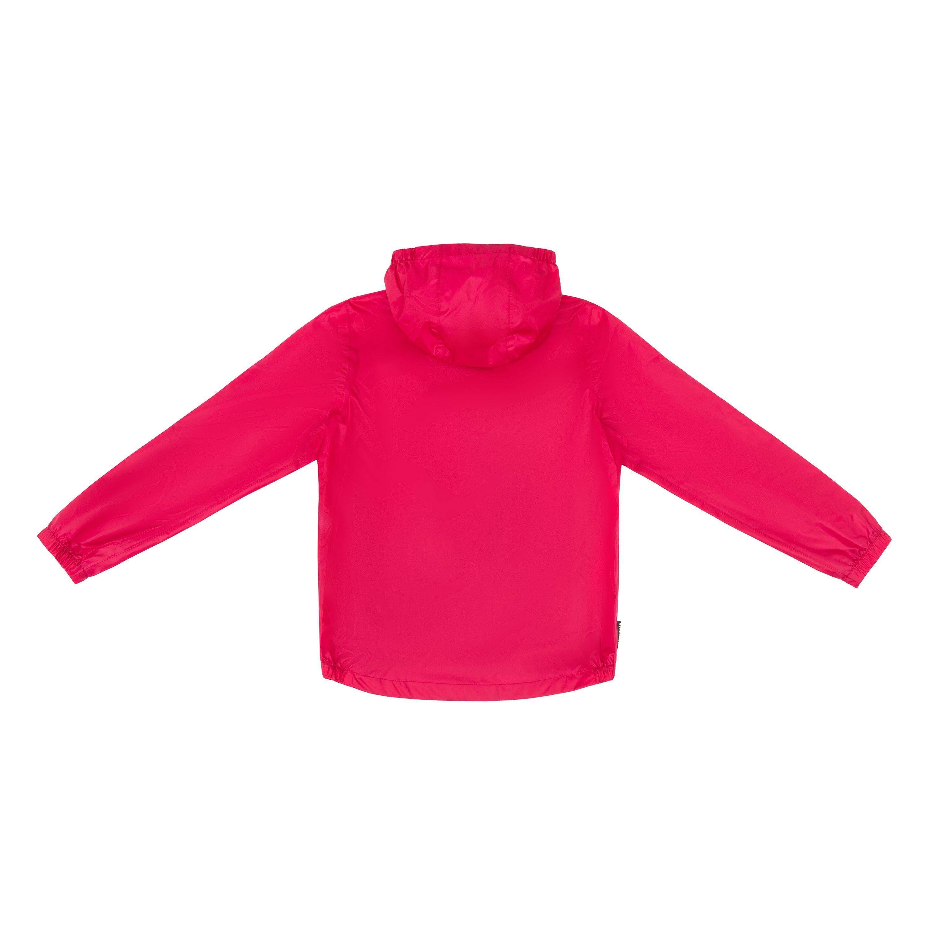 Bright Rose - Gelert - Unisex Kids Packaway Hooded Long Sleeve Waterproof Jacket - 2