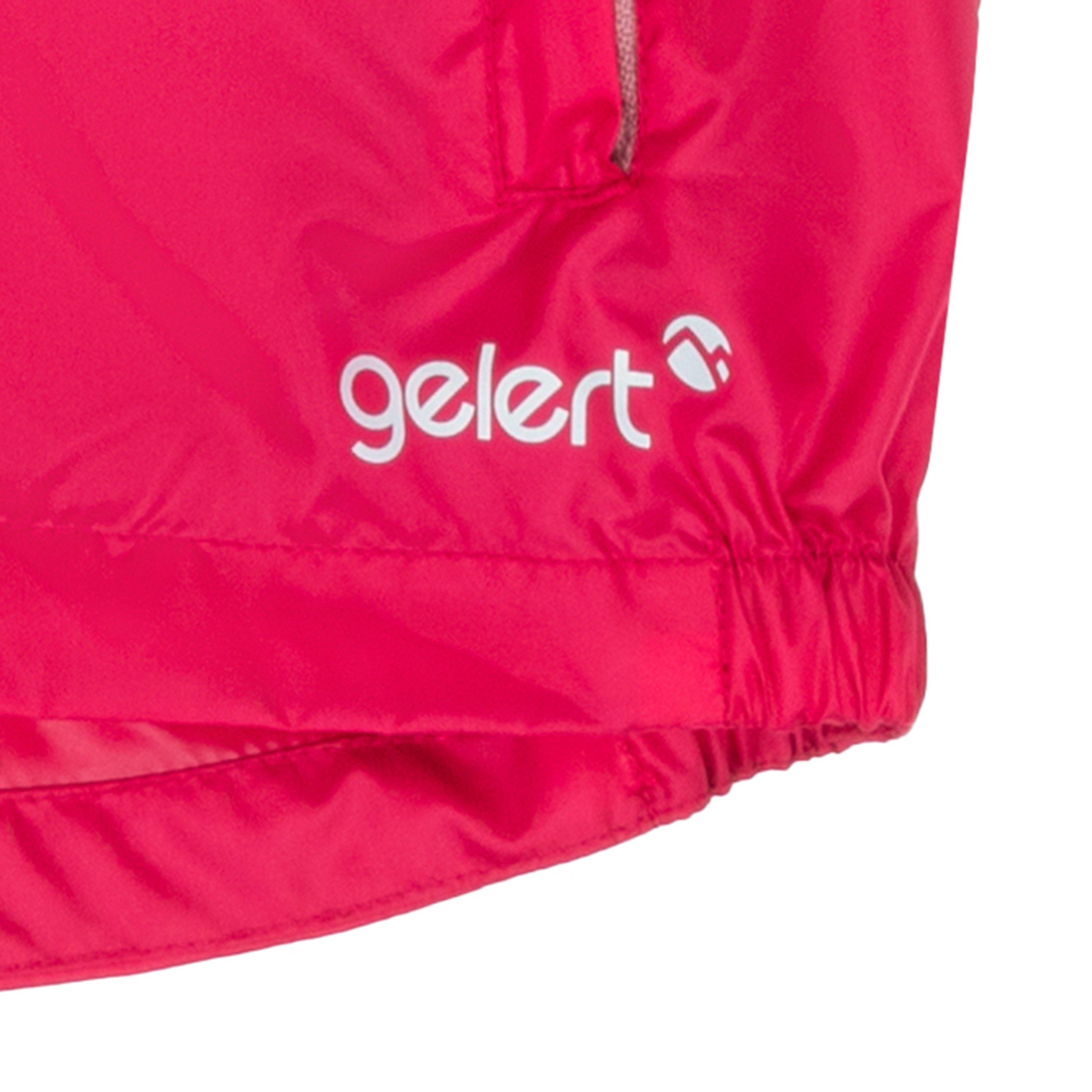 Bright Rose - Gelert - Unisex Kids Packaway Hooded Long Sleeve Waterproof Jacket - 4