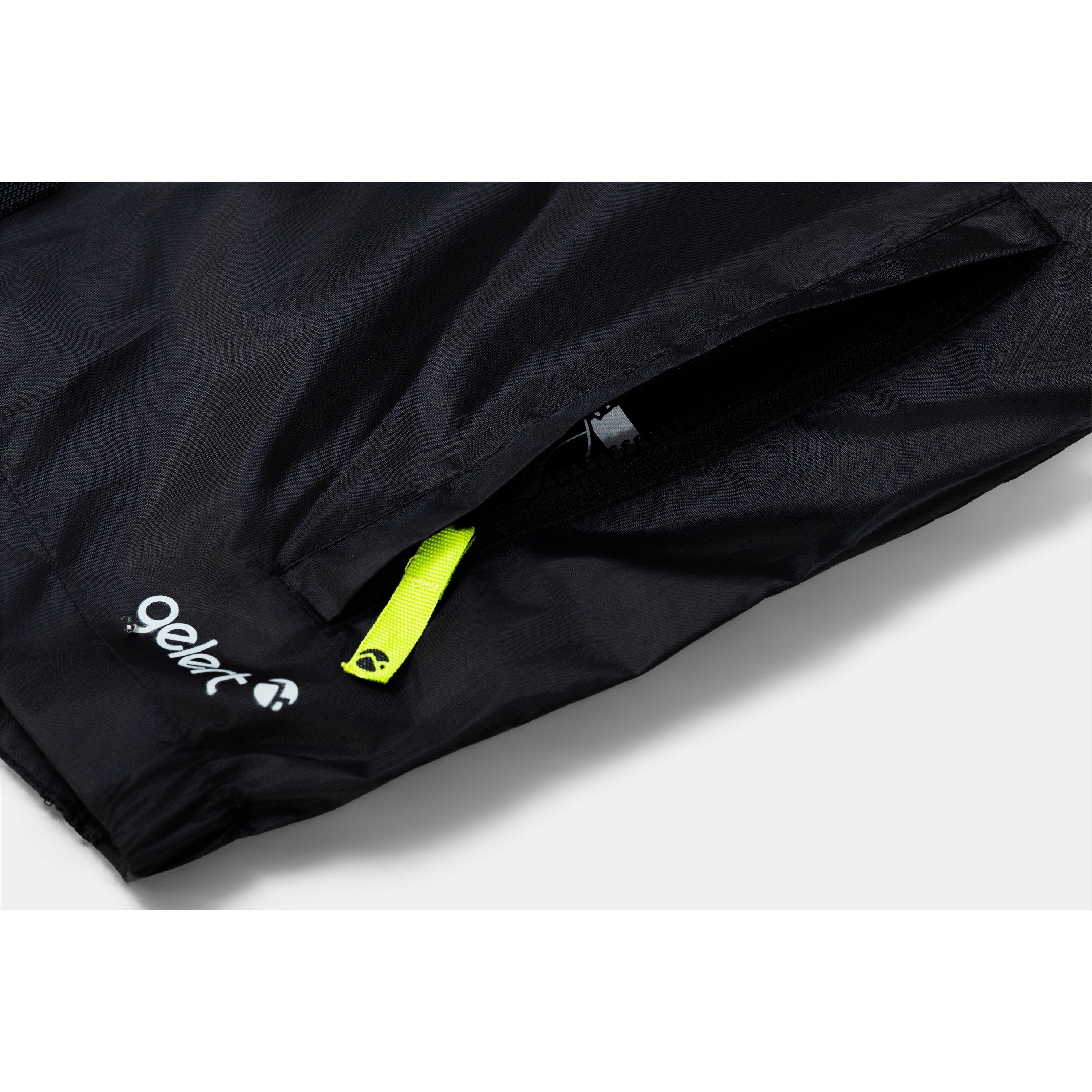 Schwarz - Gelert - Unisex Kids Packaway Hooded Long Sleeve Waterproof Jacket - 4