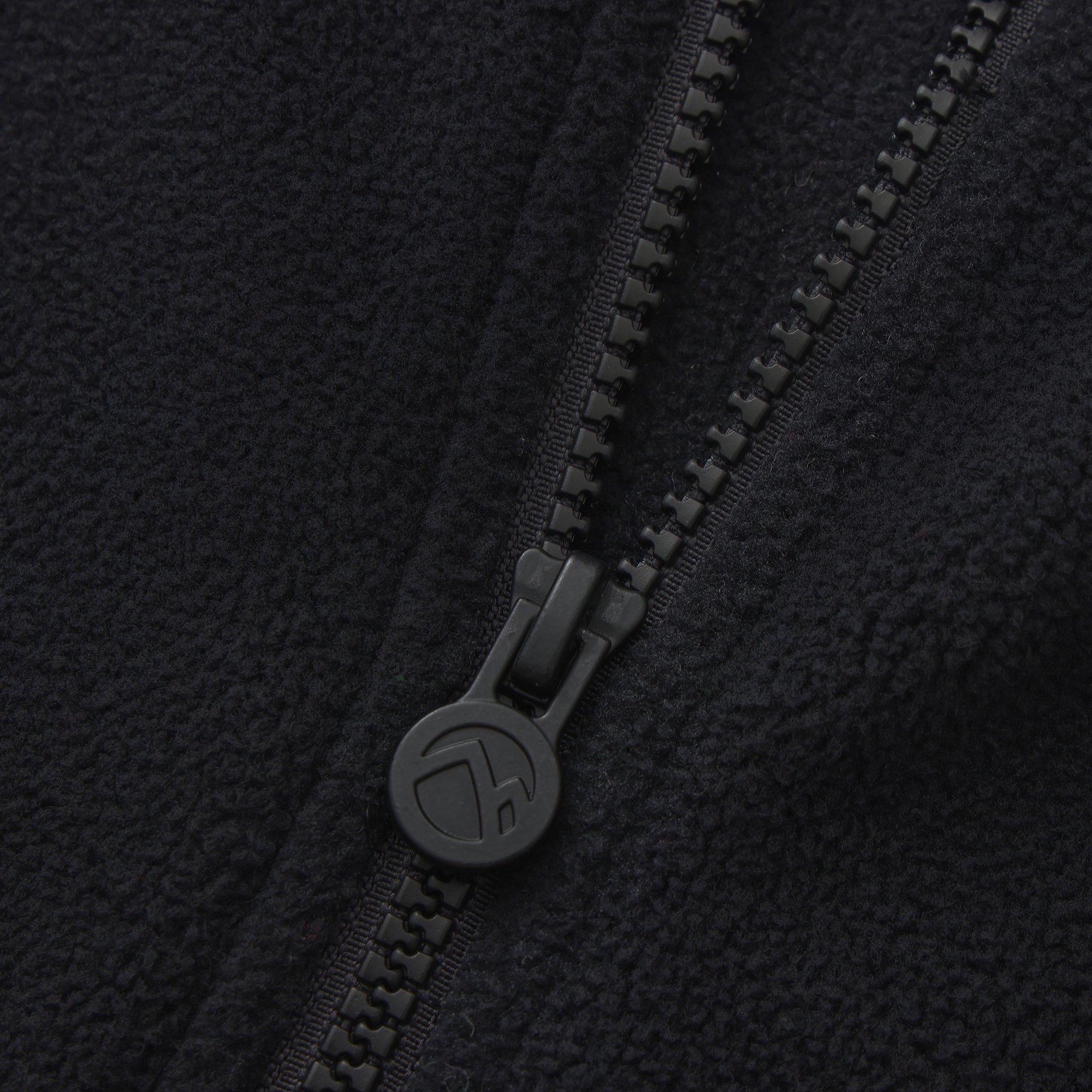 Crna - Gelert - Ottawa Full Zip Fleece Jacket Junior - 5