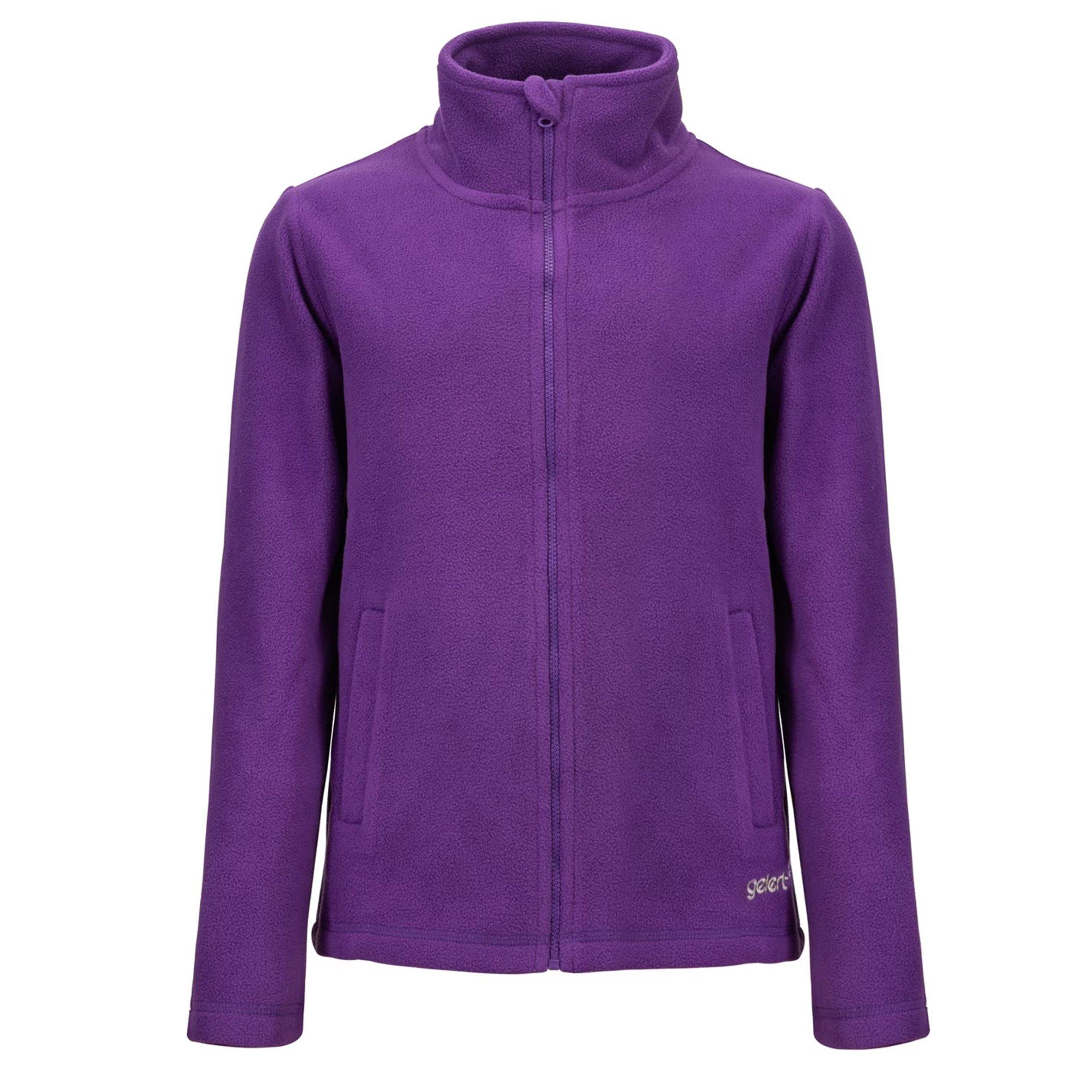 Purple - Gelert - Walking Full Zip Fleece Tops Girls - 1