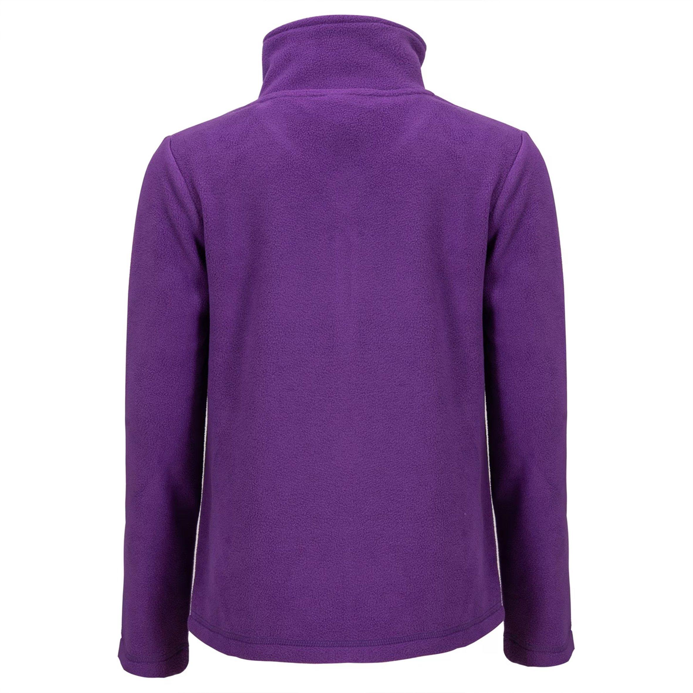 Purple - Gelert - Walking Full Zip Fleece Tops Girls - 2