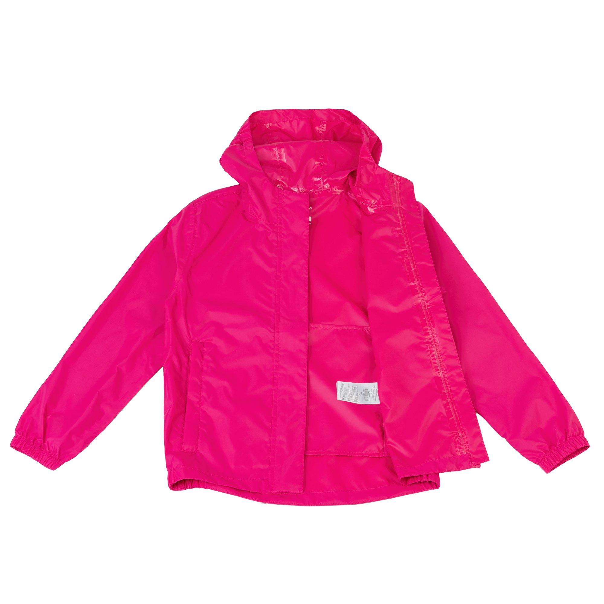 Roze - Gelert - Unisex Kids'  Lightweight Packaway Hooded Long Sleeve Waterproof Jacket - 3