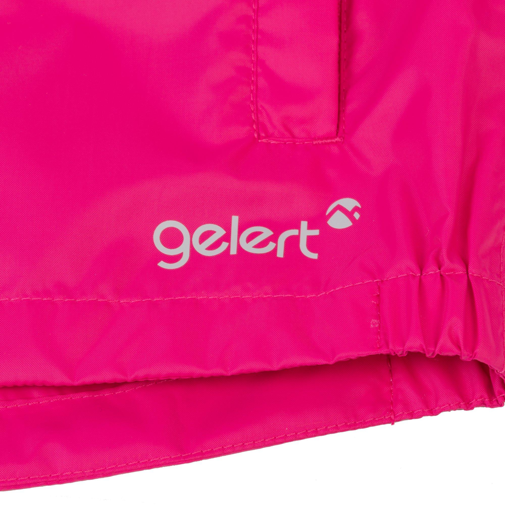 Roze - Gelert - Unisex Kids'  Lightweight Packaway Hooded Long Sleeve Waterproof Jacket - 4