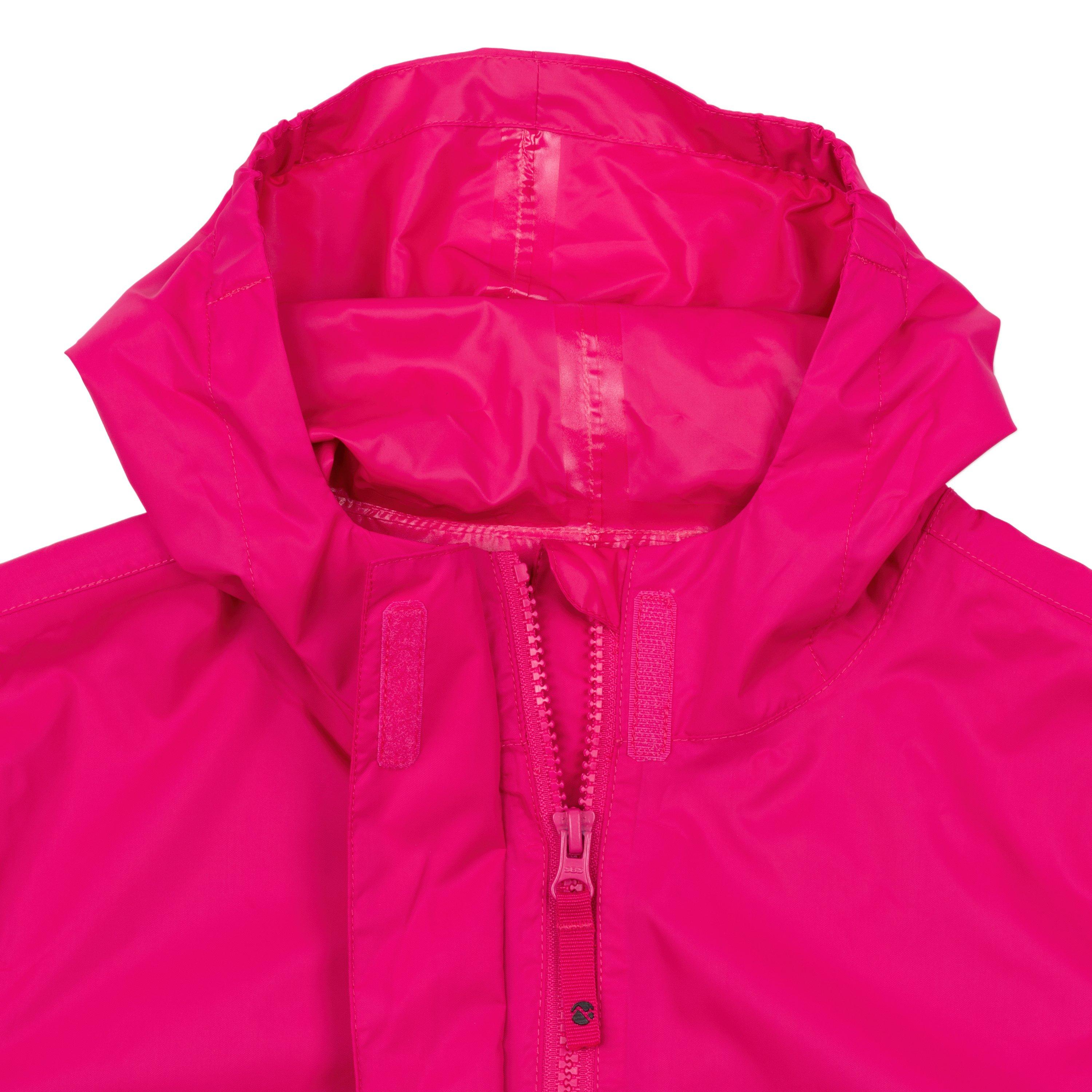 Roze - Gelert - Unisex Kids'  Lightweight Packaway Hooded Long Sleeve Waterproof Jacket - 5