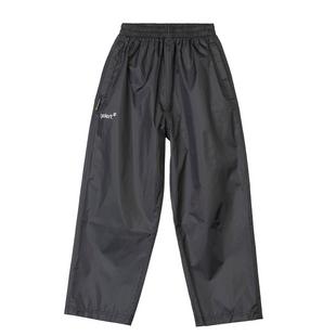 Black - Gelert - Packaway Waterproof Trousers Juniors - 1