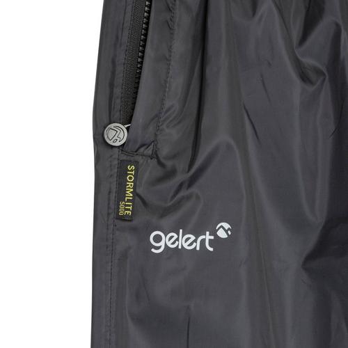 Black - Gelert - Packaway Waterproof Trousers Juniors - 3