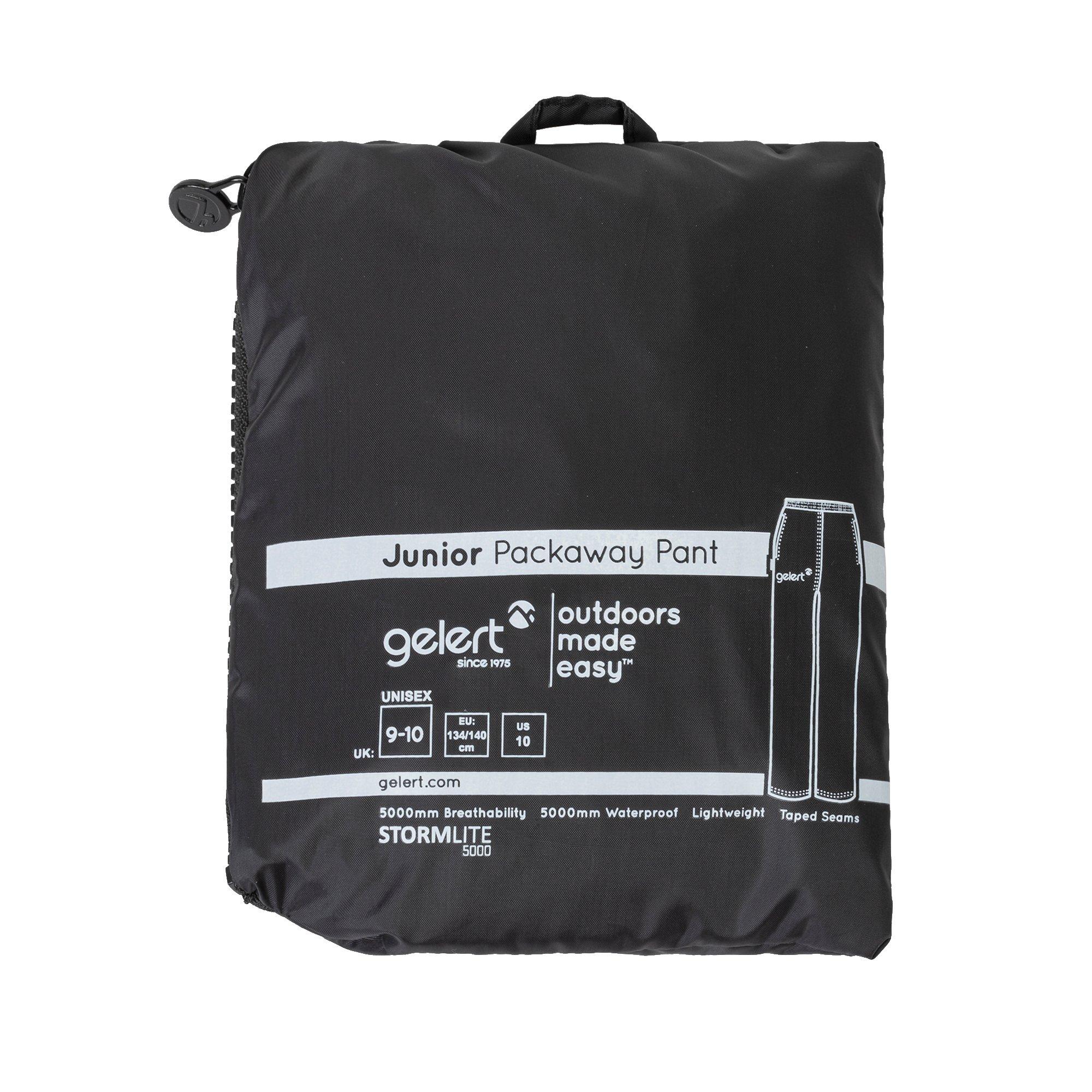 Black - Gelert - Packaway Trousers Junior - 4