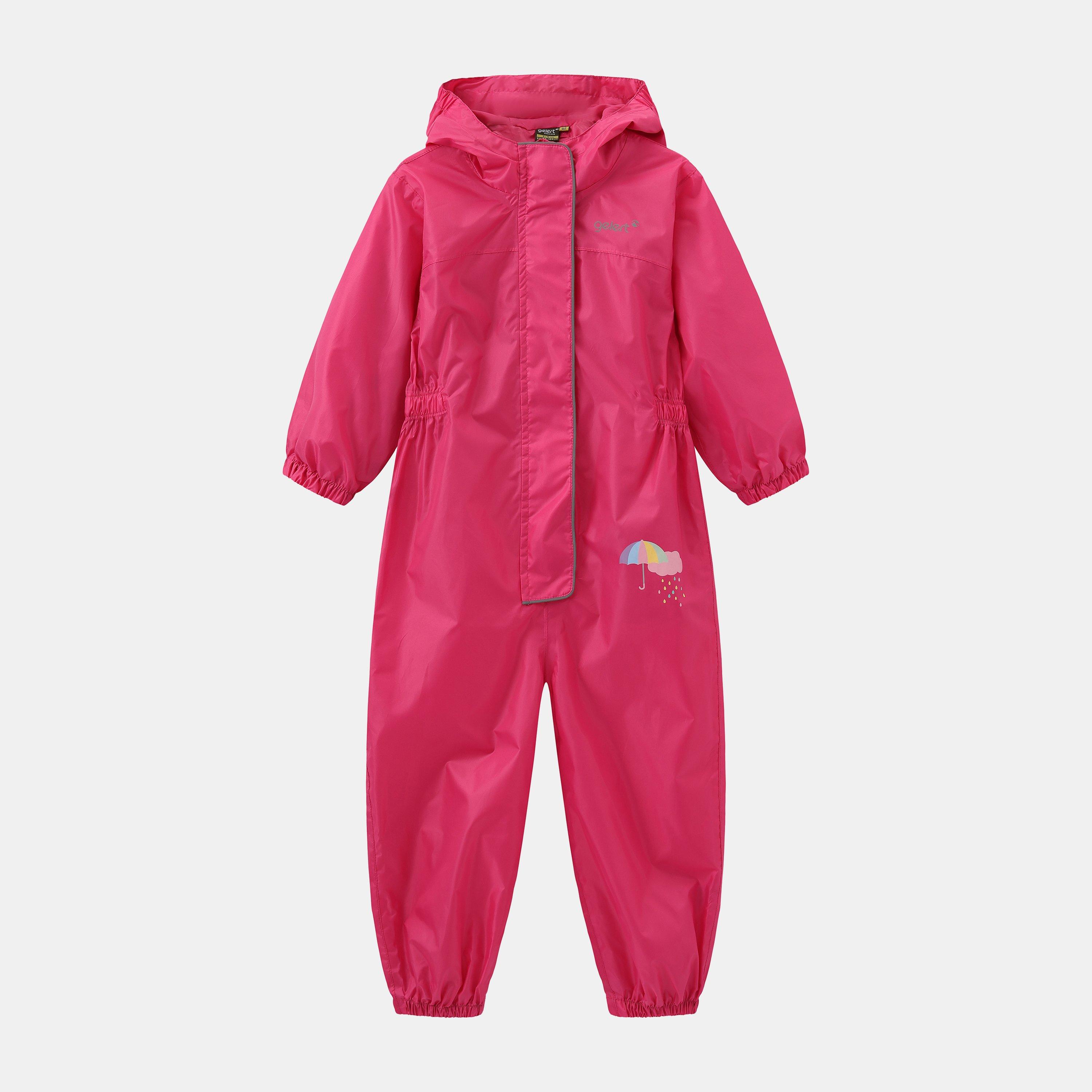 Unisex Kids' All-Weather Waterproof Long Sleeve Jumpsuit