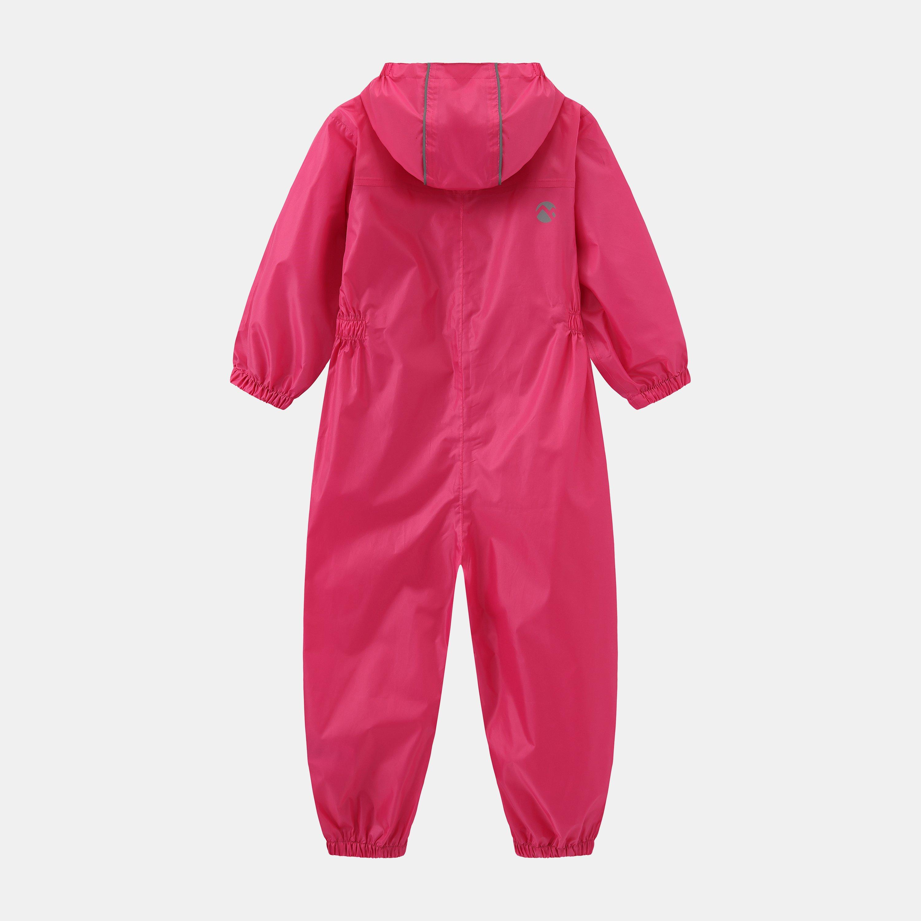 Roze - Gelert - Unisex Kids' All-Weather Waterproof Long Sleeve Jumpsuit - 2