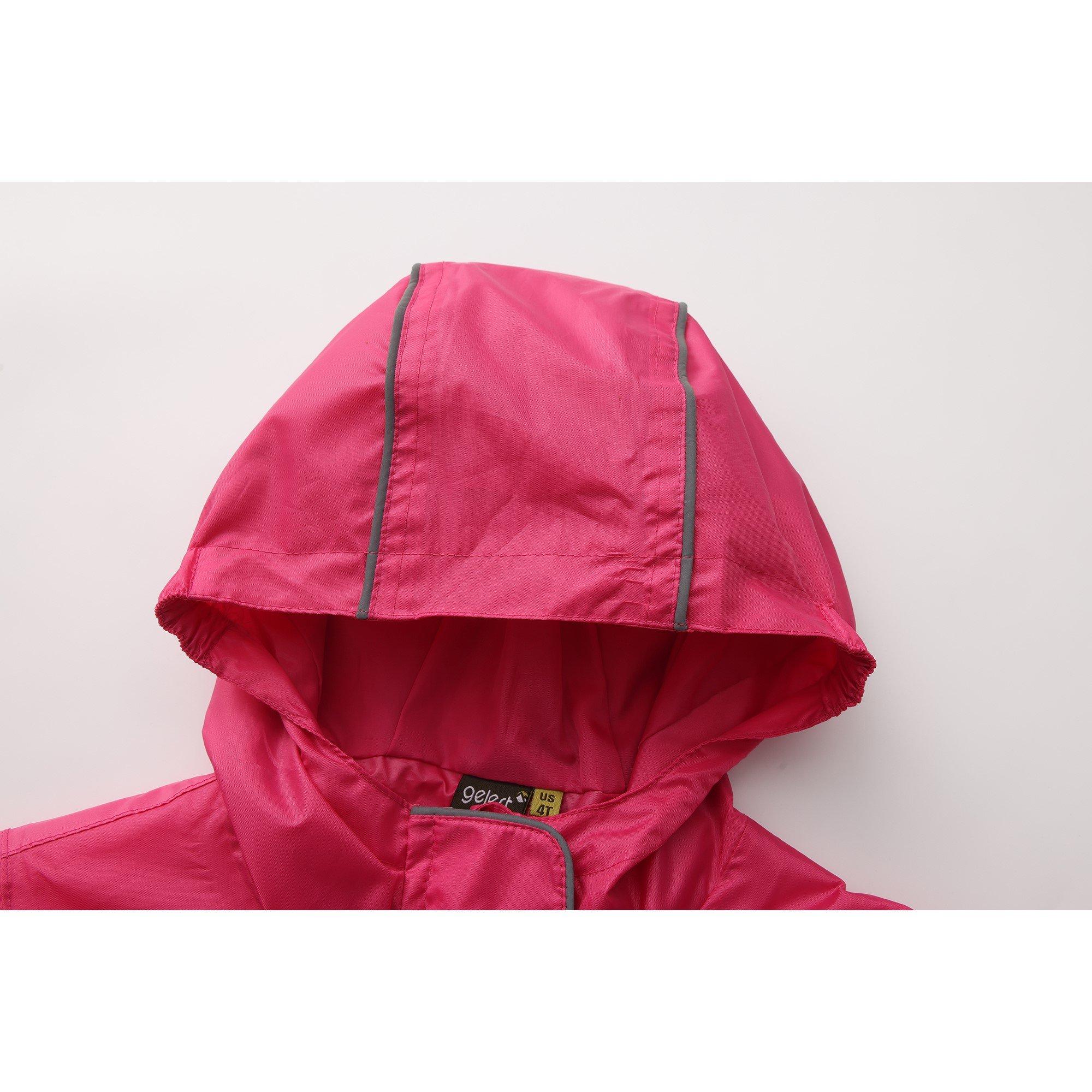 Roze - Gelert - Unisex Kids' All-Weather Waterproof Long Sleeve Jumpsuit - 4