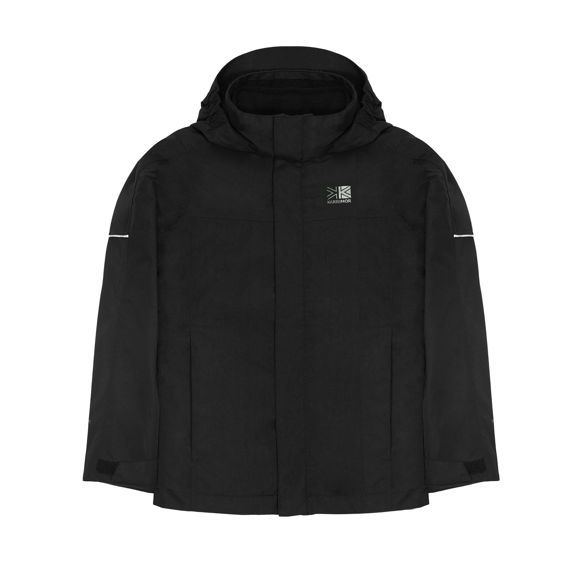 Nero - Karrimor - Kids' 10,000mm Waterproof Removable Fleece 3-in-1 Jacket - 1
