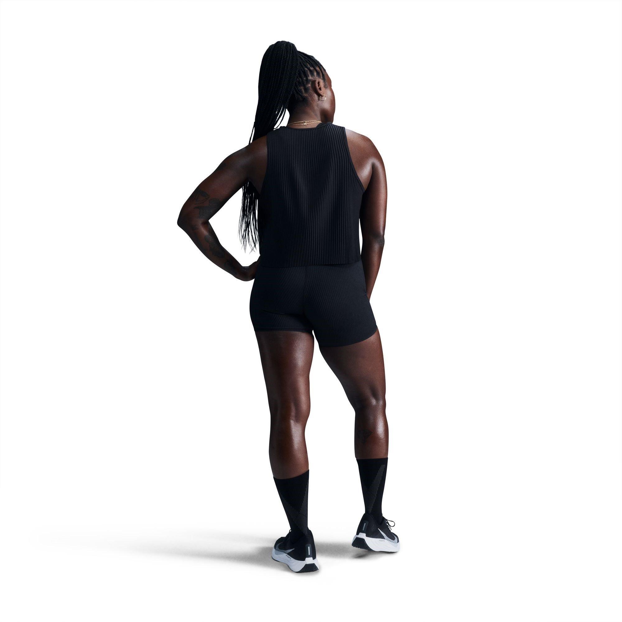 Black - Nike - Nike AS Crop Tank Top - 3