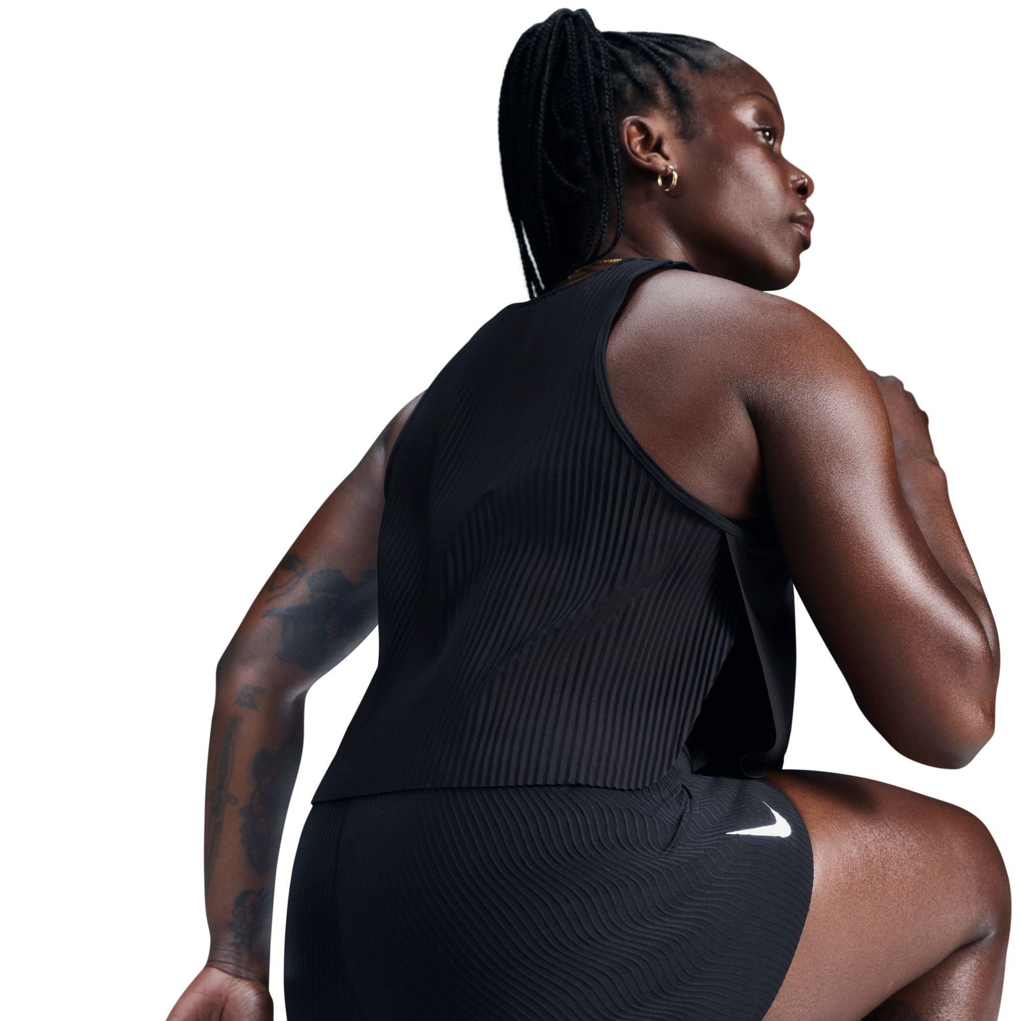 Black - Nike - Nike AS Crop Tank Top - 6