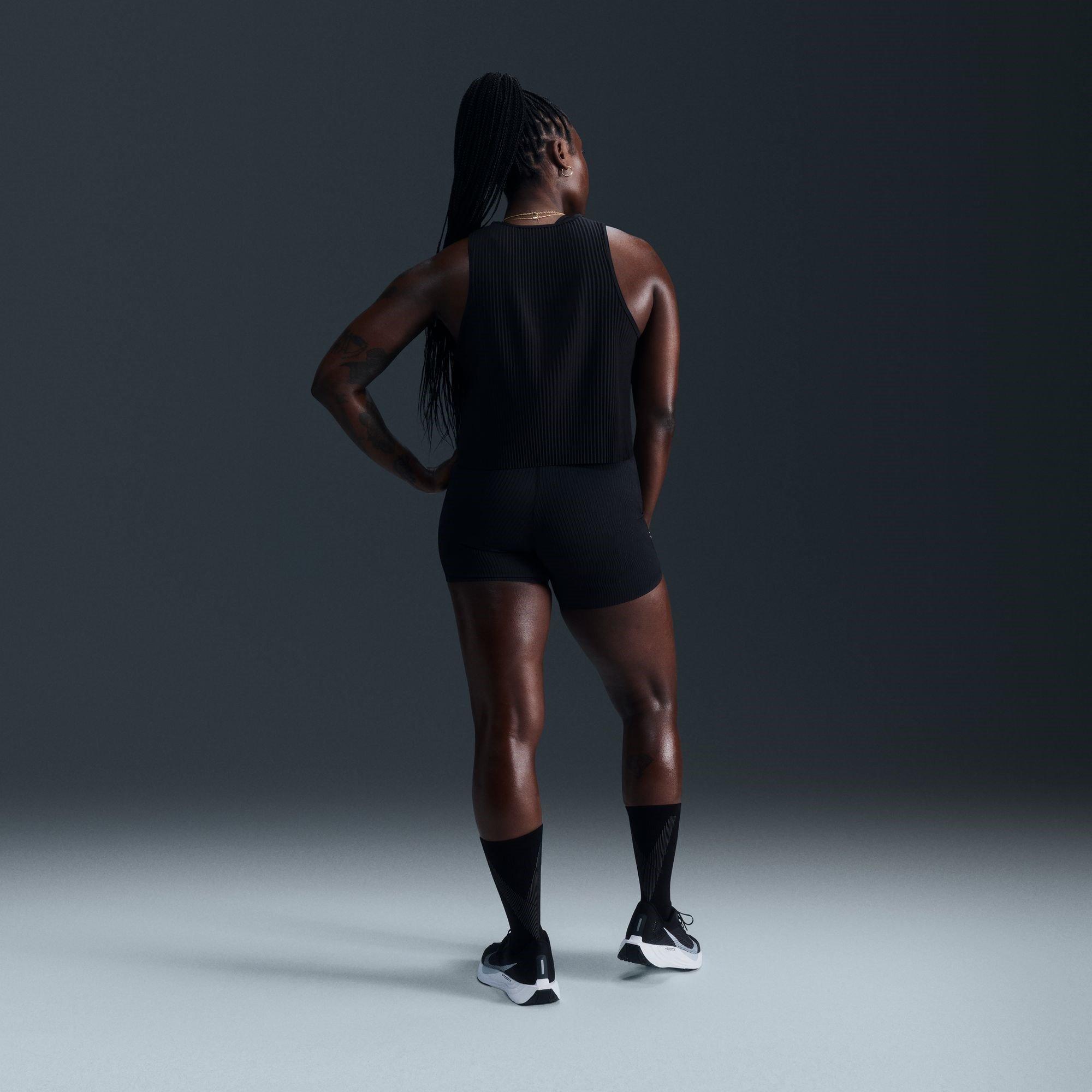 Black - Nike - Nike AS Crop Tank Top - 7