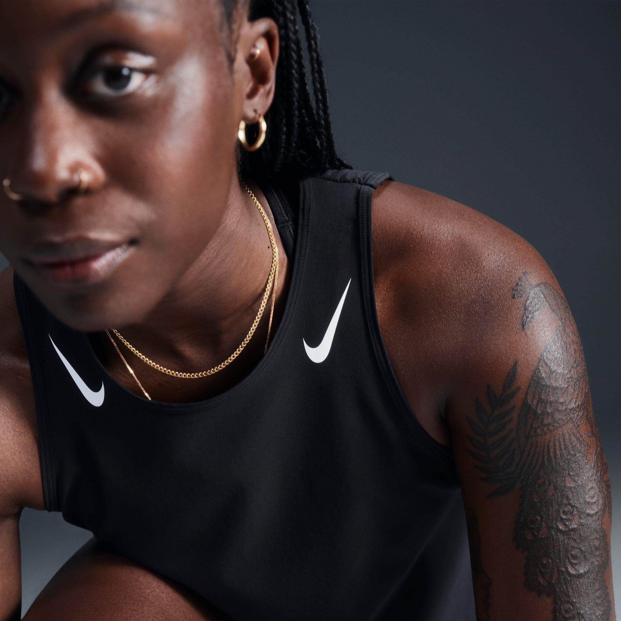 Black - Nike - Nike AS Crop Tank Top - 10