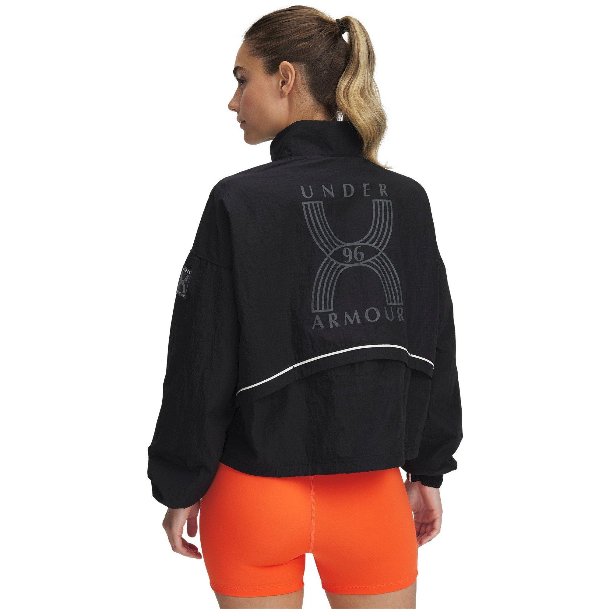 Black - Under Armour - Weather-Resistant Streamlined Performance Running Jacket - 2