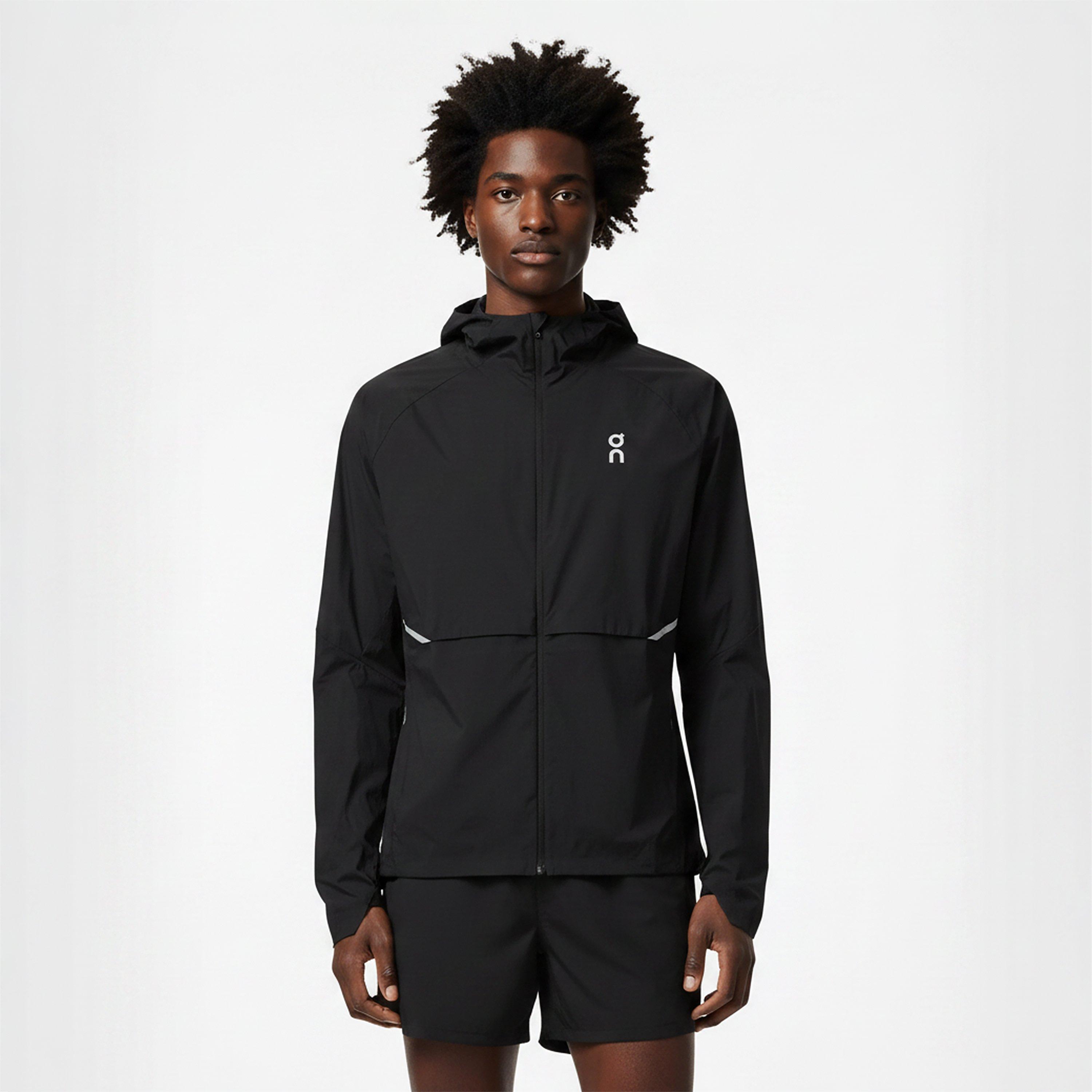 Black - On - Men's Core Running Jacket - 3
