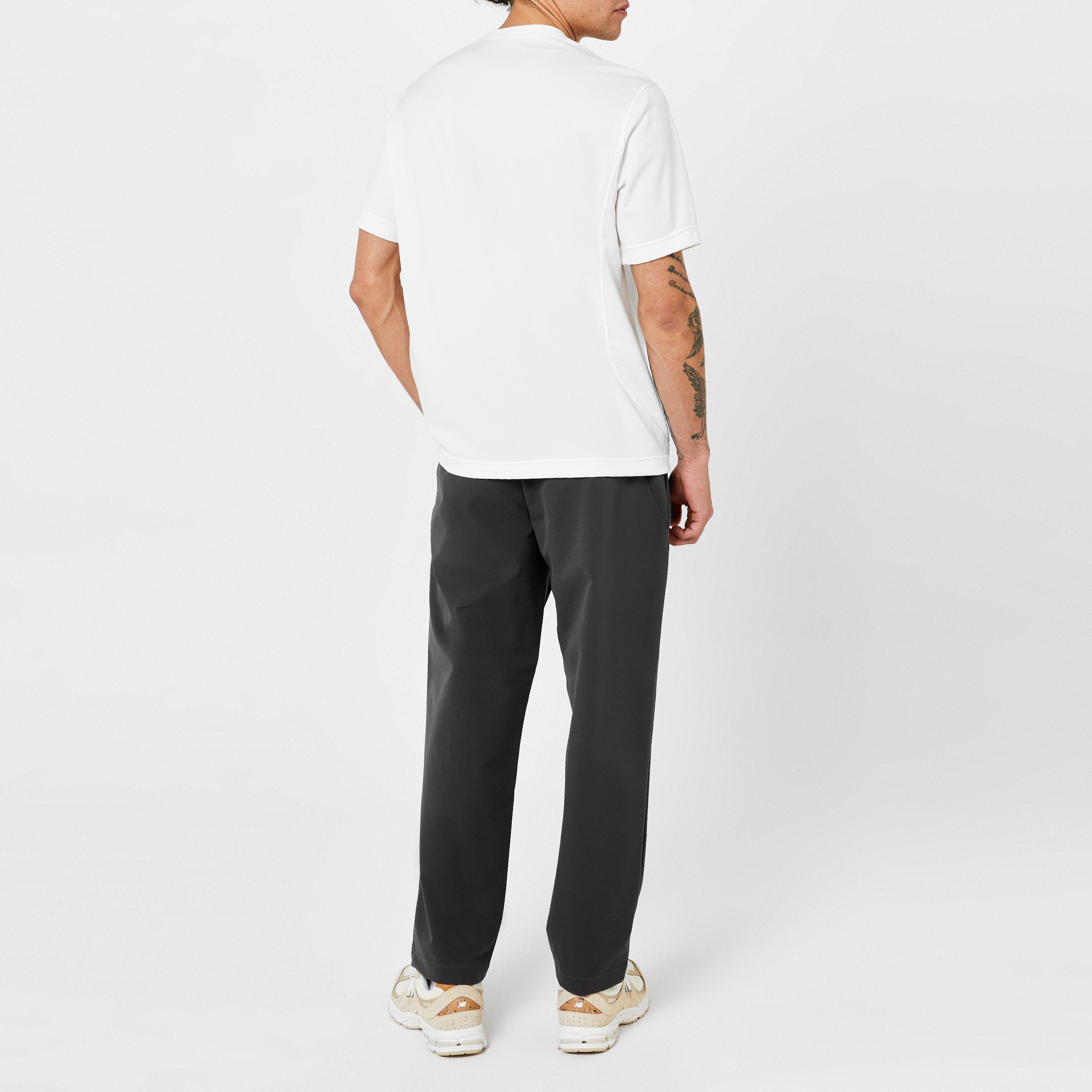 White - Goldwin - Men's Quick-Dry Short-Sleeve Performance Running Top - 3