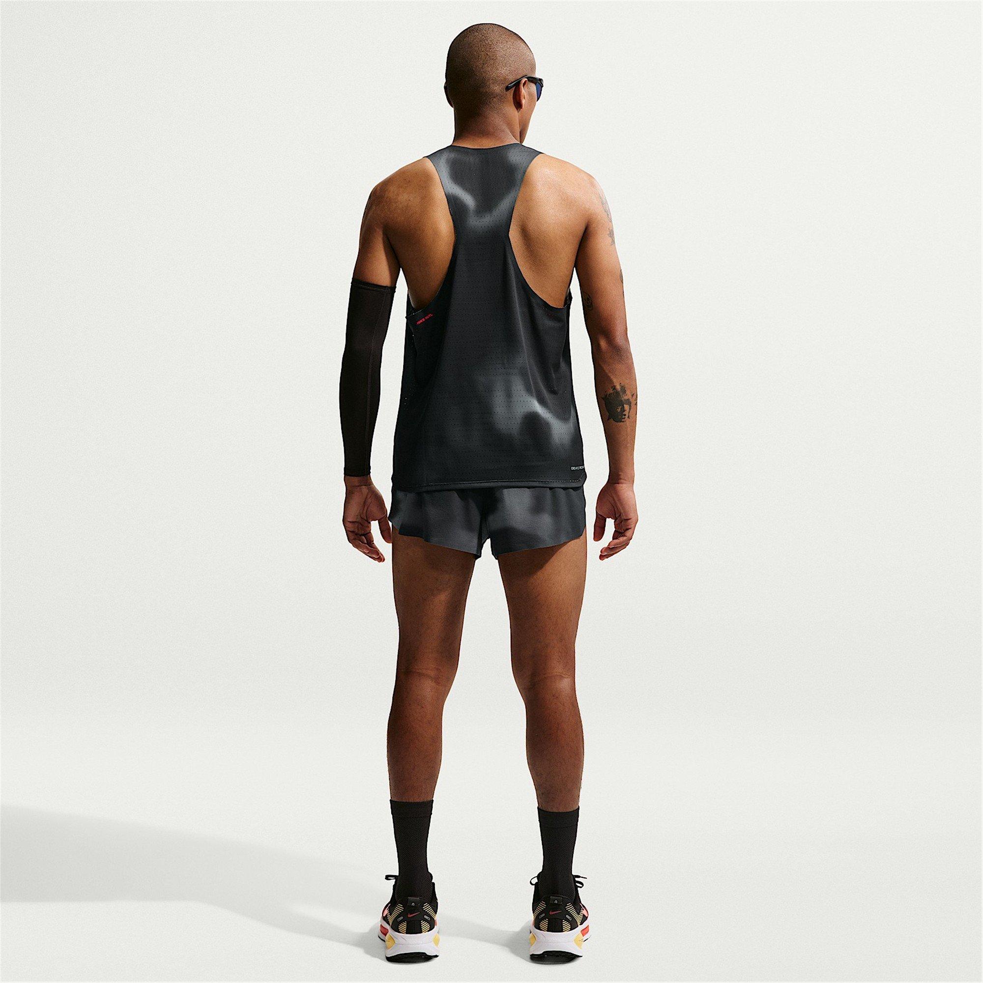Black/Crimson - Nike - Men's AeroSwift Running Vest - 6