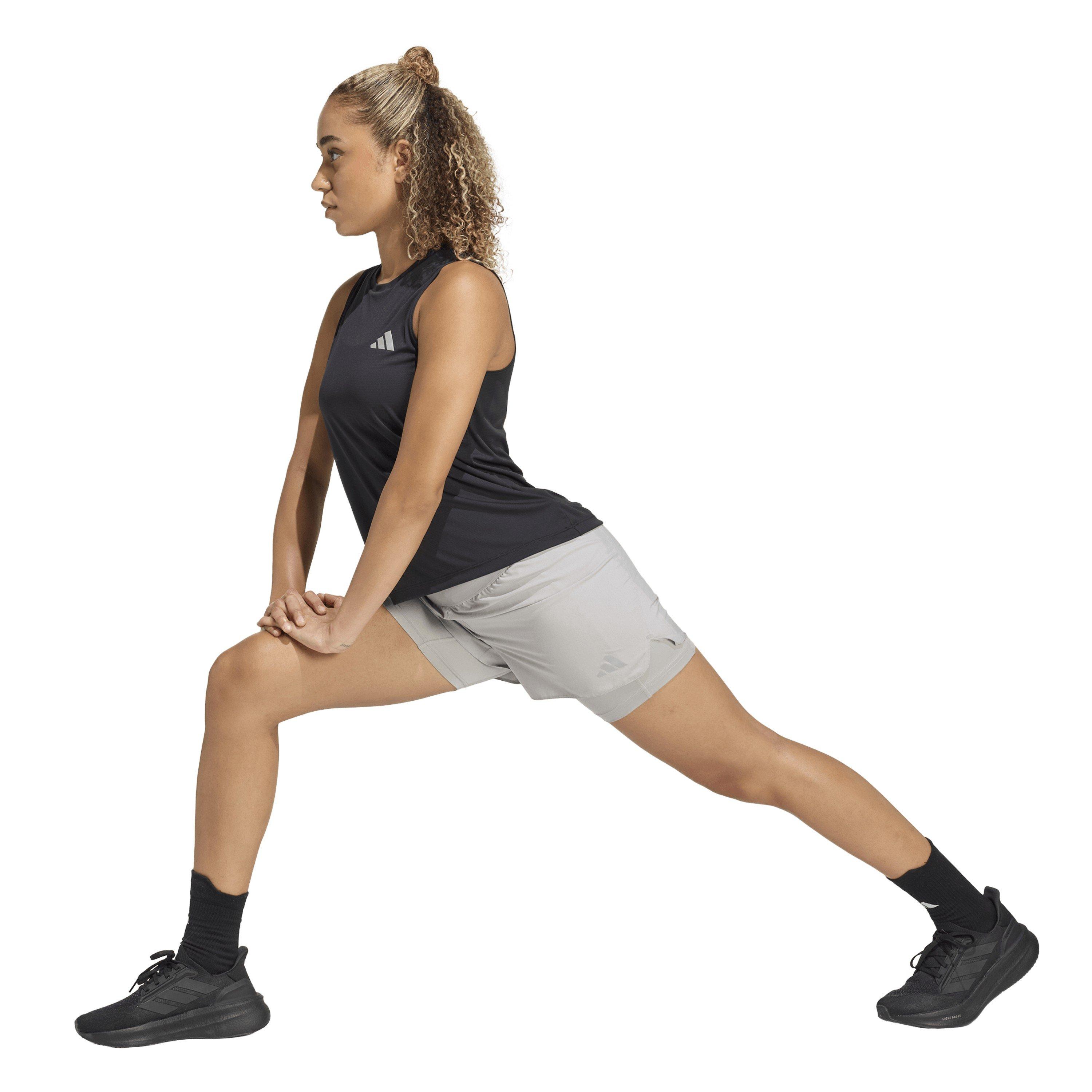 Black - adidas - Women's Performance Running Vest - 6