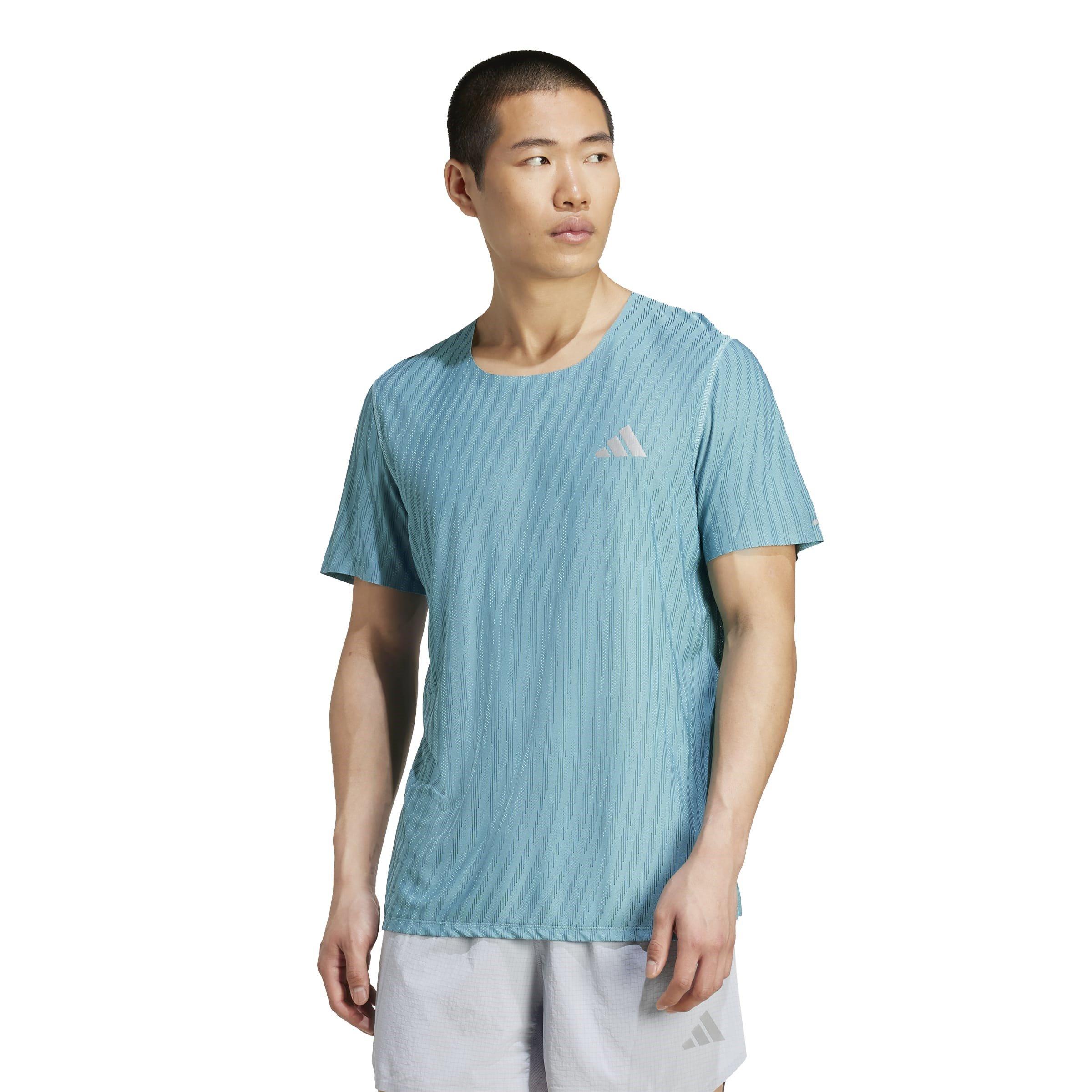 Mint Ton/Teal - adidas - adi365 Short-Sleeve Performance Running Top - 2
