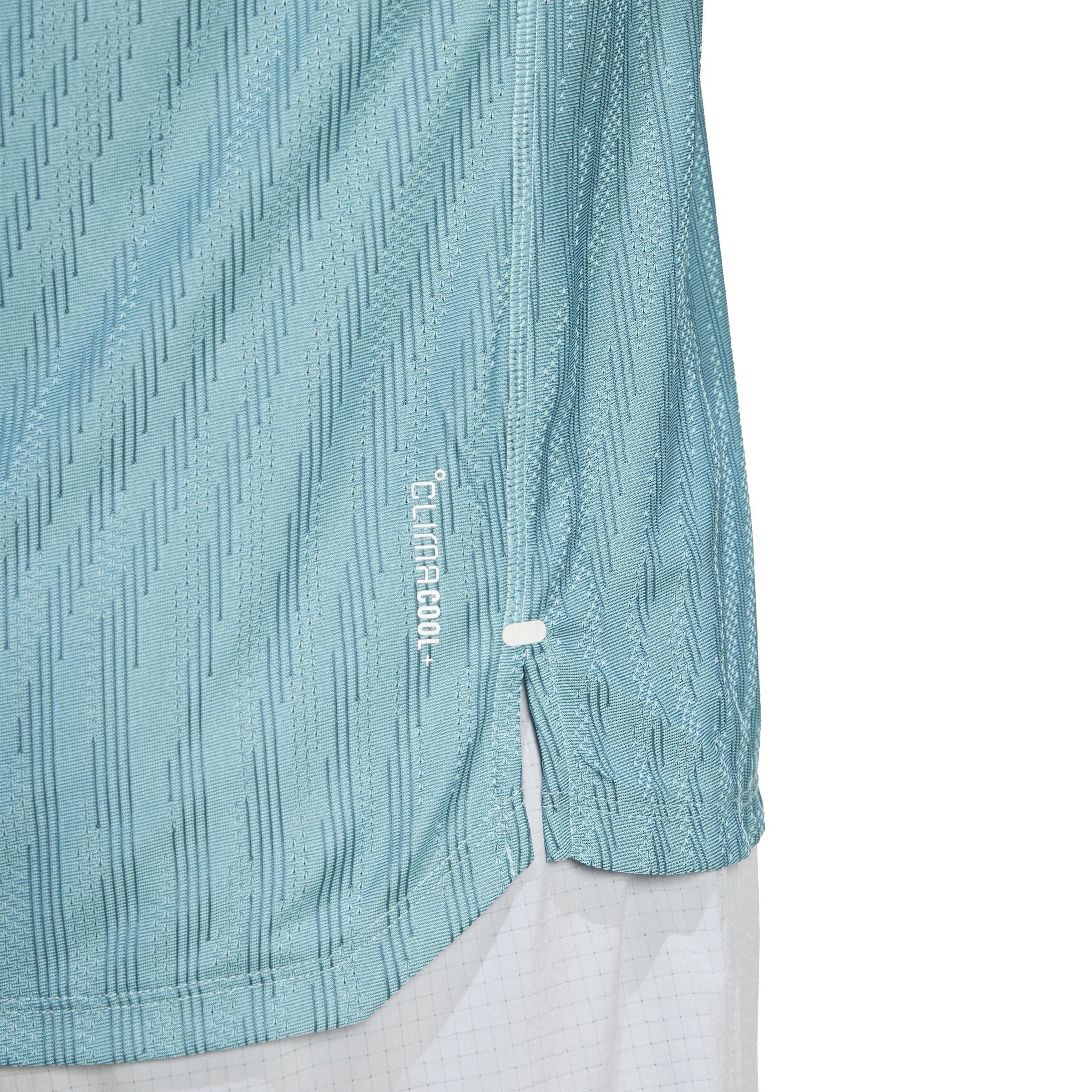 Mint Ton/Teal - adidas - adi365 Short-Sleeve Performance Running Top - 6