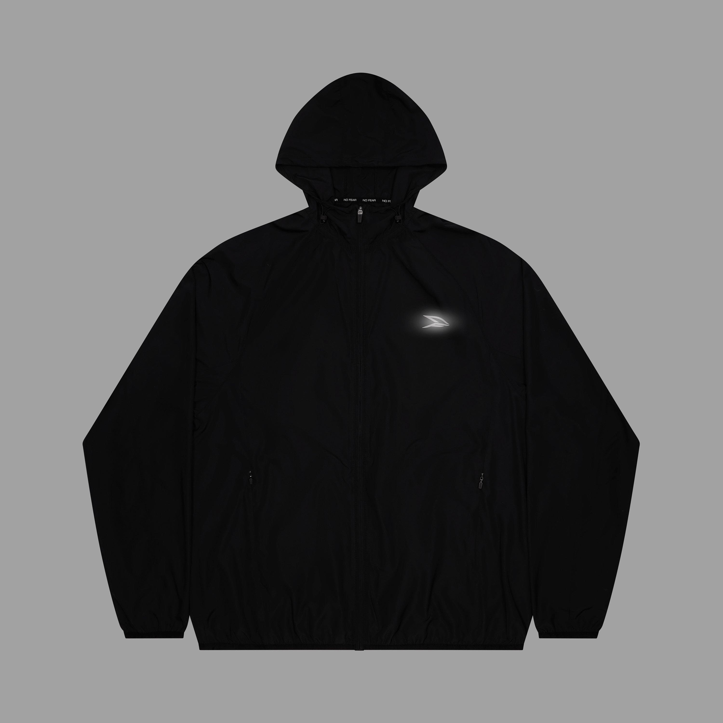 Black - No Fear - The No Fear Packable Lightweight Jacket Mens - 2