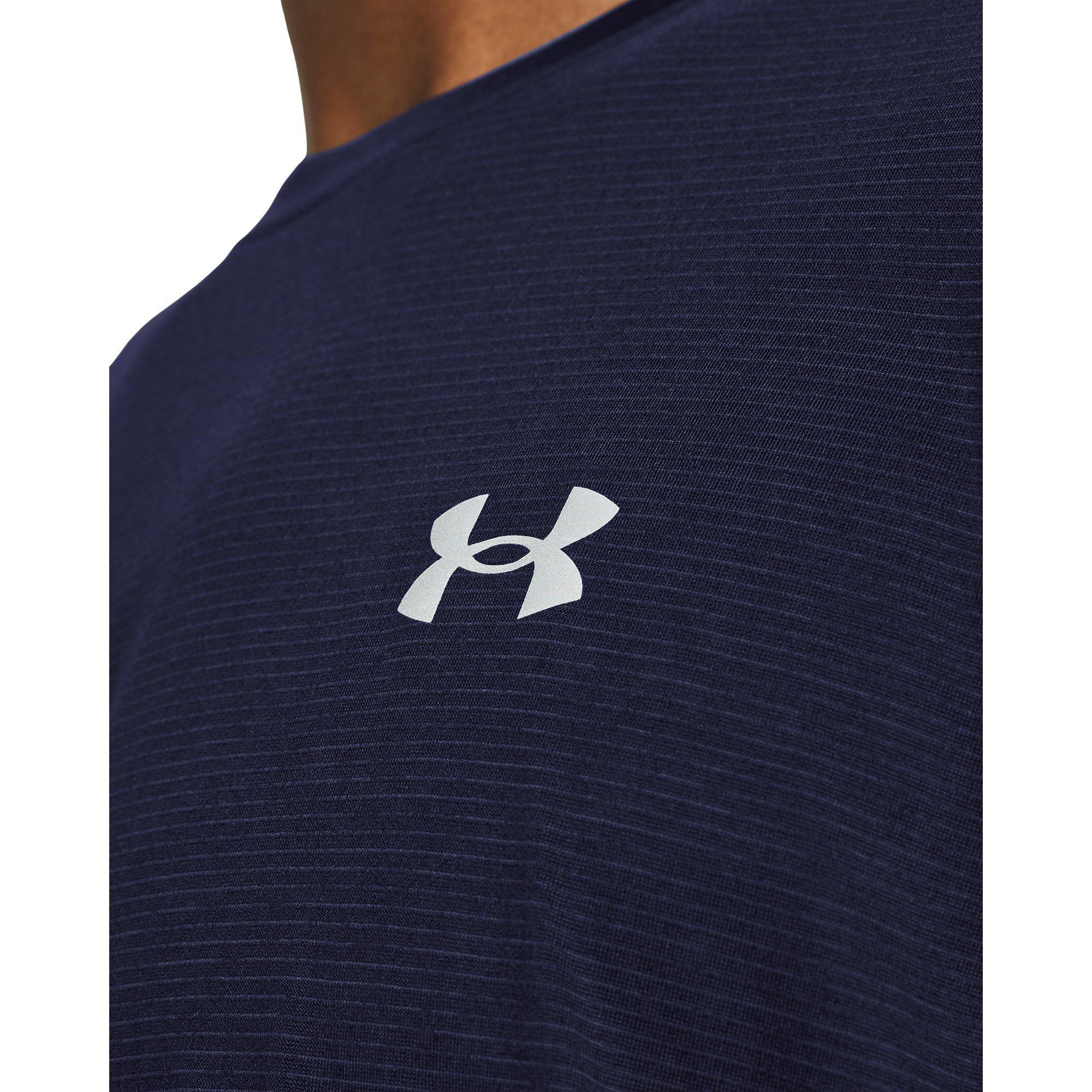 Azul - Under Armour - Launch Short-Sleeve Performance Top - 4