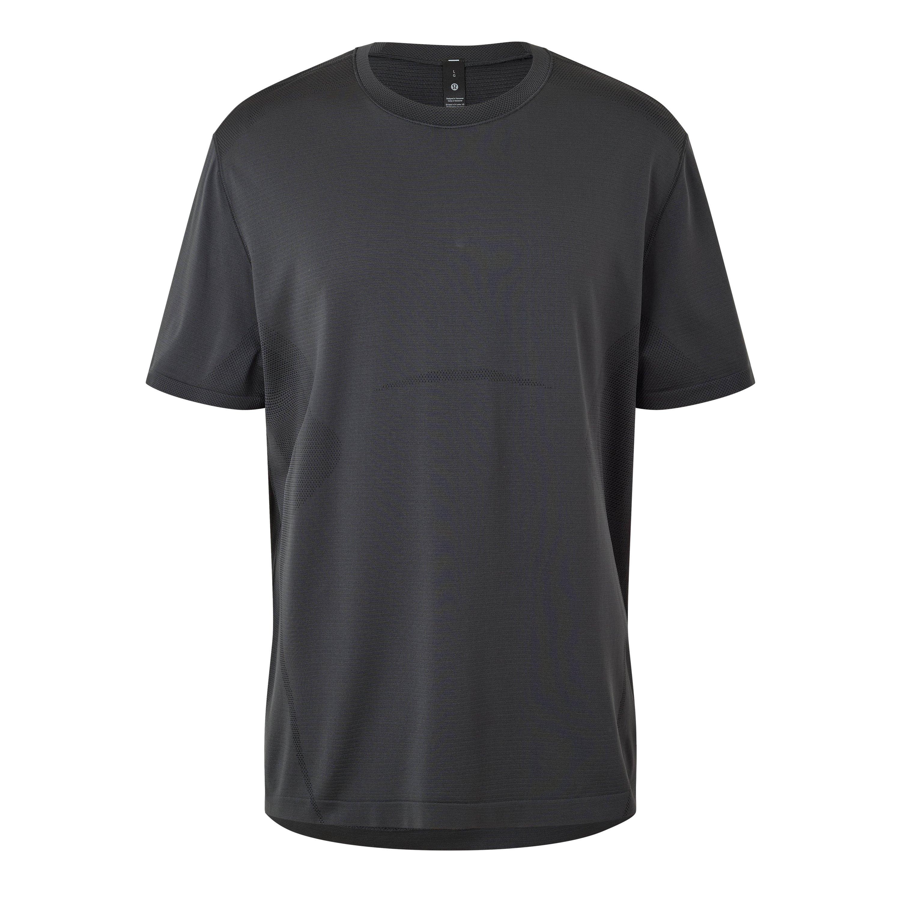 Blk Grey - Lululemon - Men's Short Sleeve Performance Running Top - 1