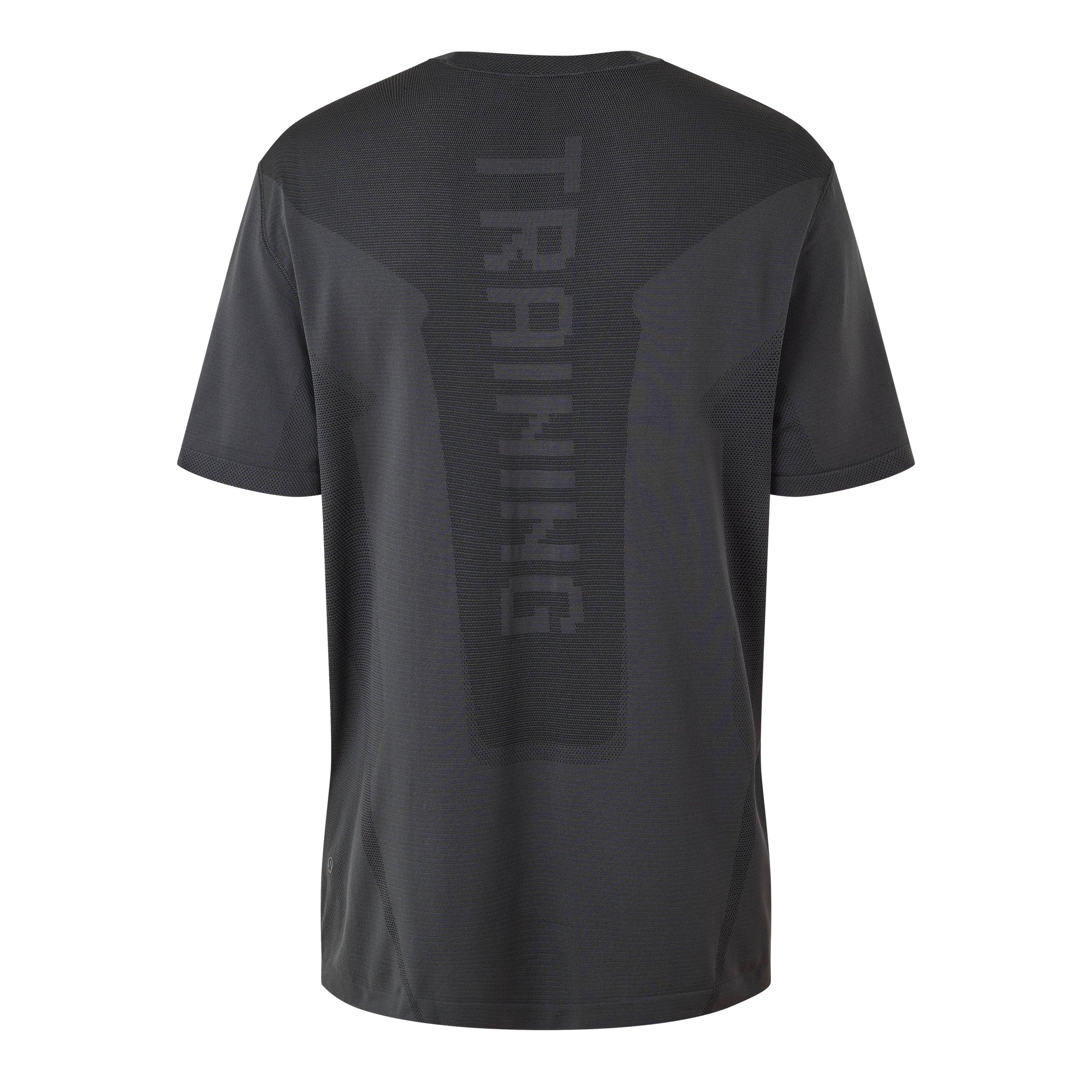 Blk Grey - Lululemon - Men's Short Sleeve Performance Running Top - 2