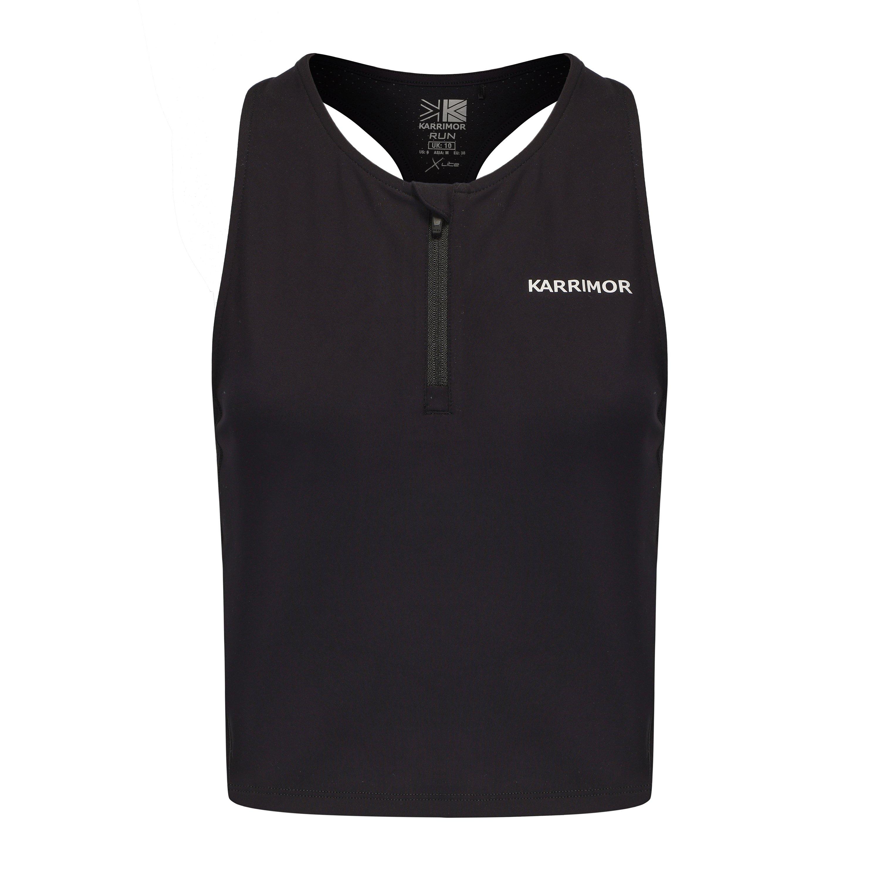 Karrimor Women's X Lite Running Tank Gym Vest - Black - 10 (38)