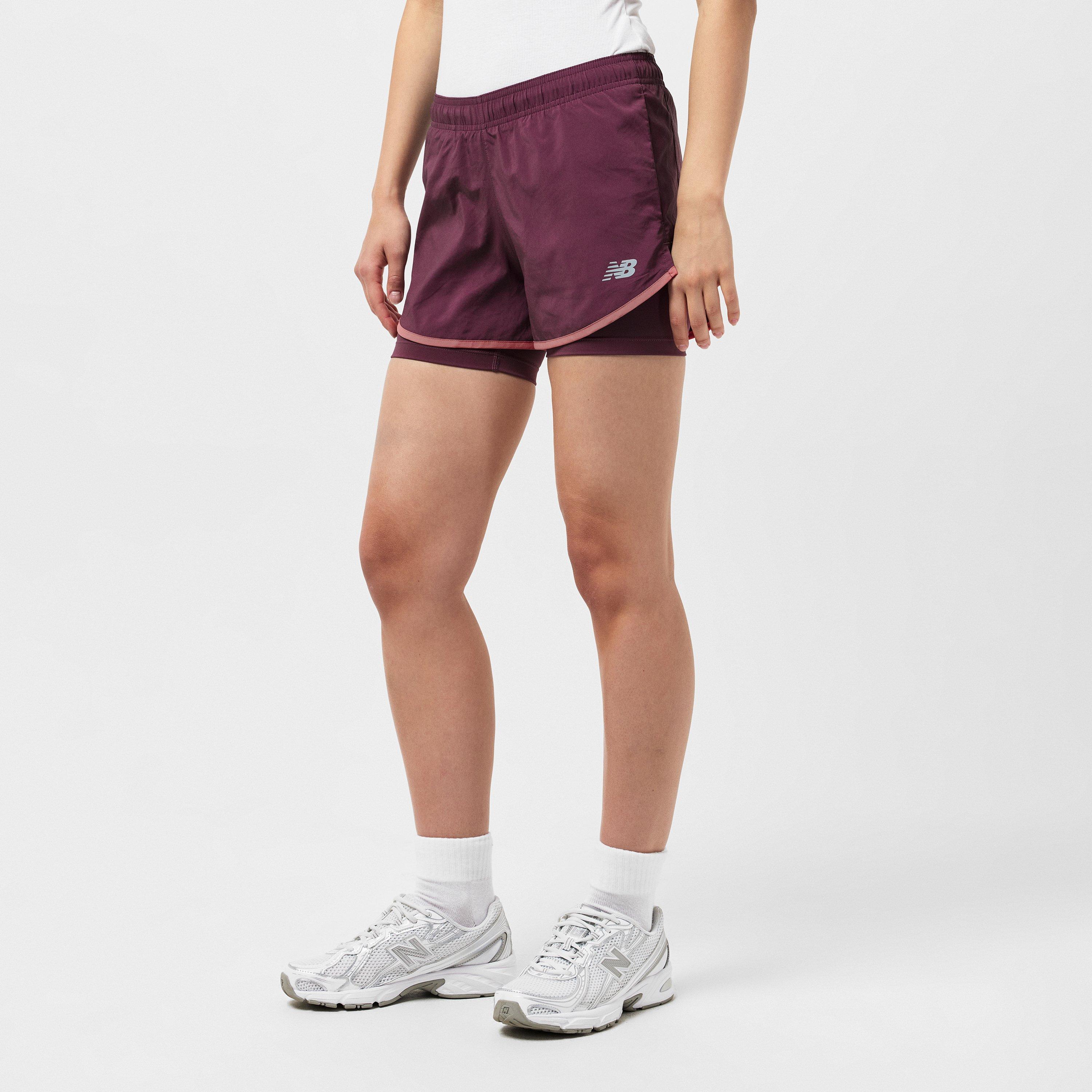 Malve/Koralle - New Balance - Performance Running Shorts - 3