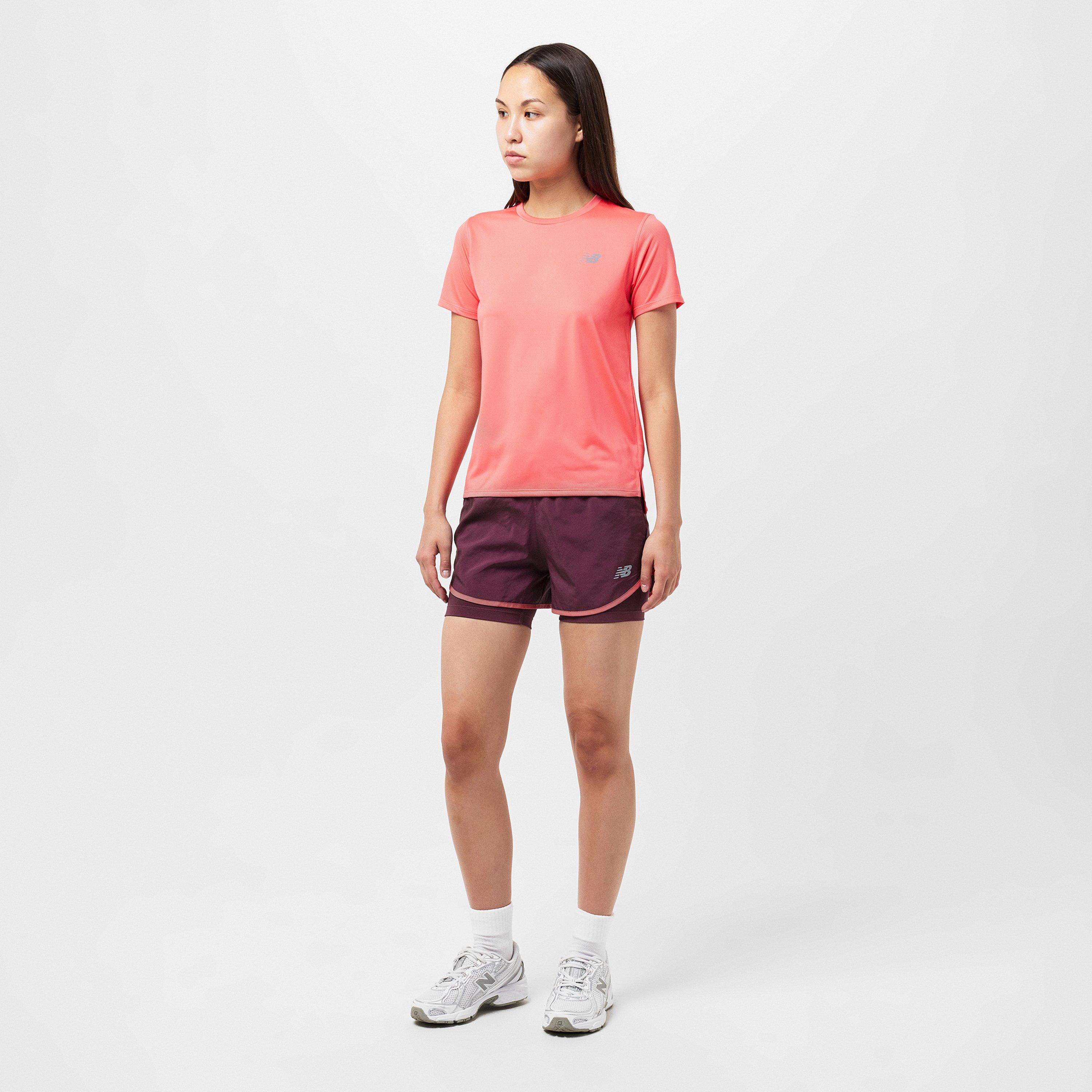 Malve/Koralle - New Balance - Performance Running Shorts - 6