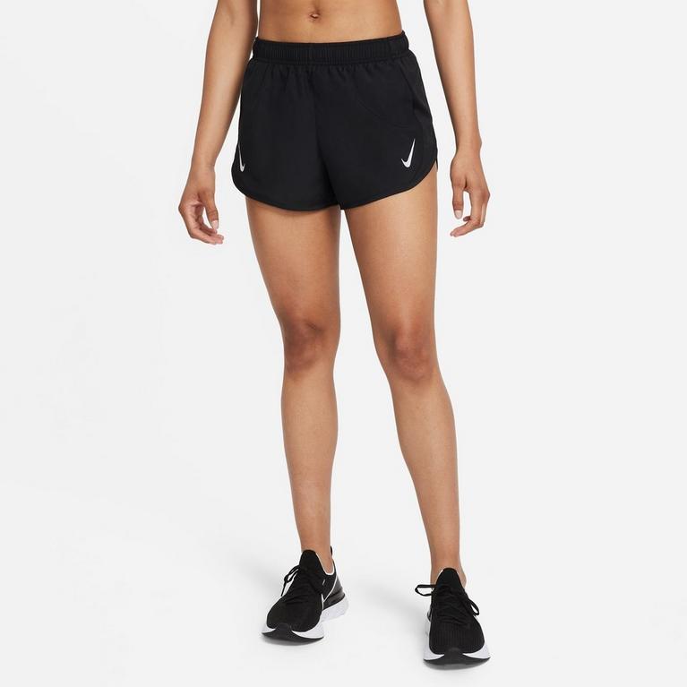 Negro - Nike - Fast Tempo Women's Dri-FIT Running Shorts - 8