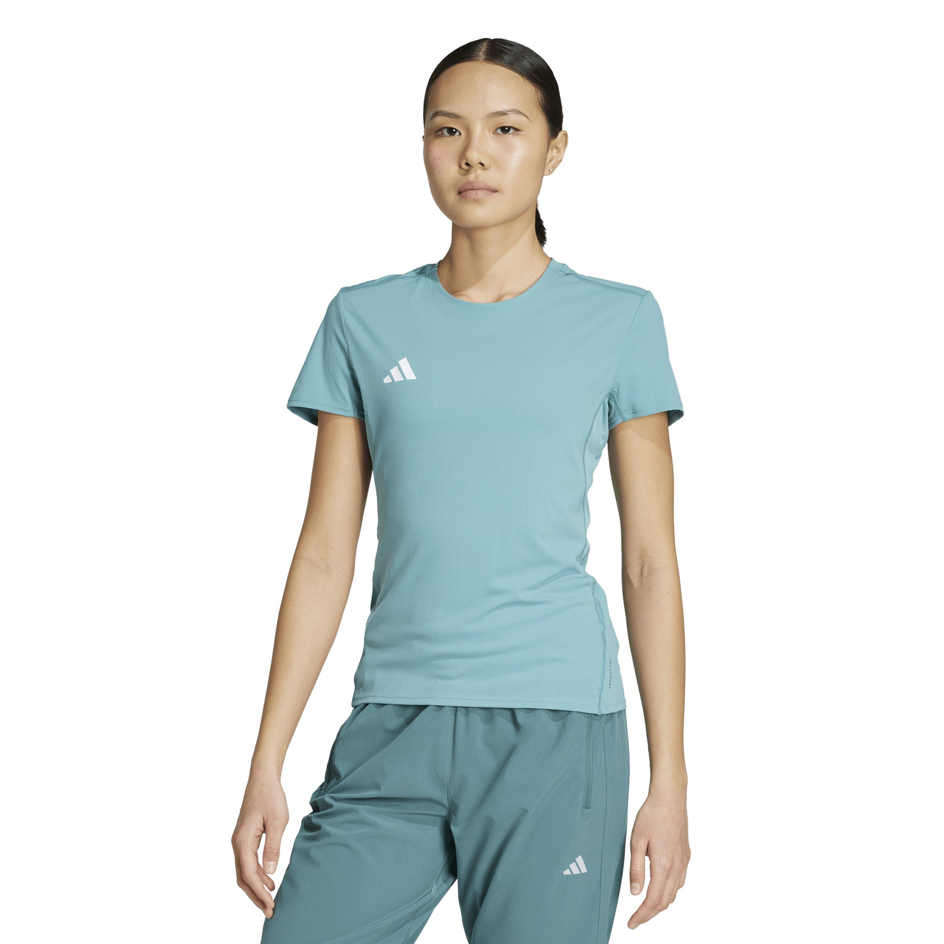 Puderasto plava - adidas - Adizero Running T-shirt Womens - 3