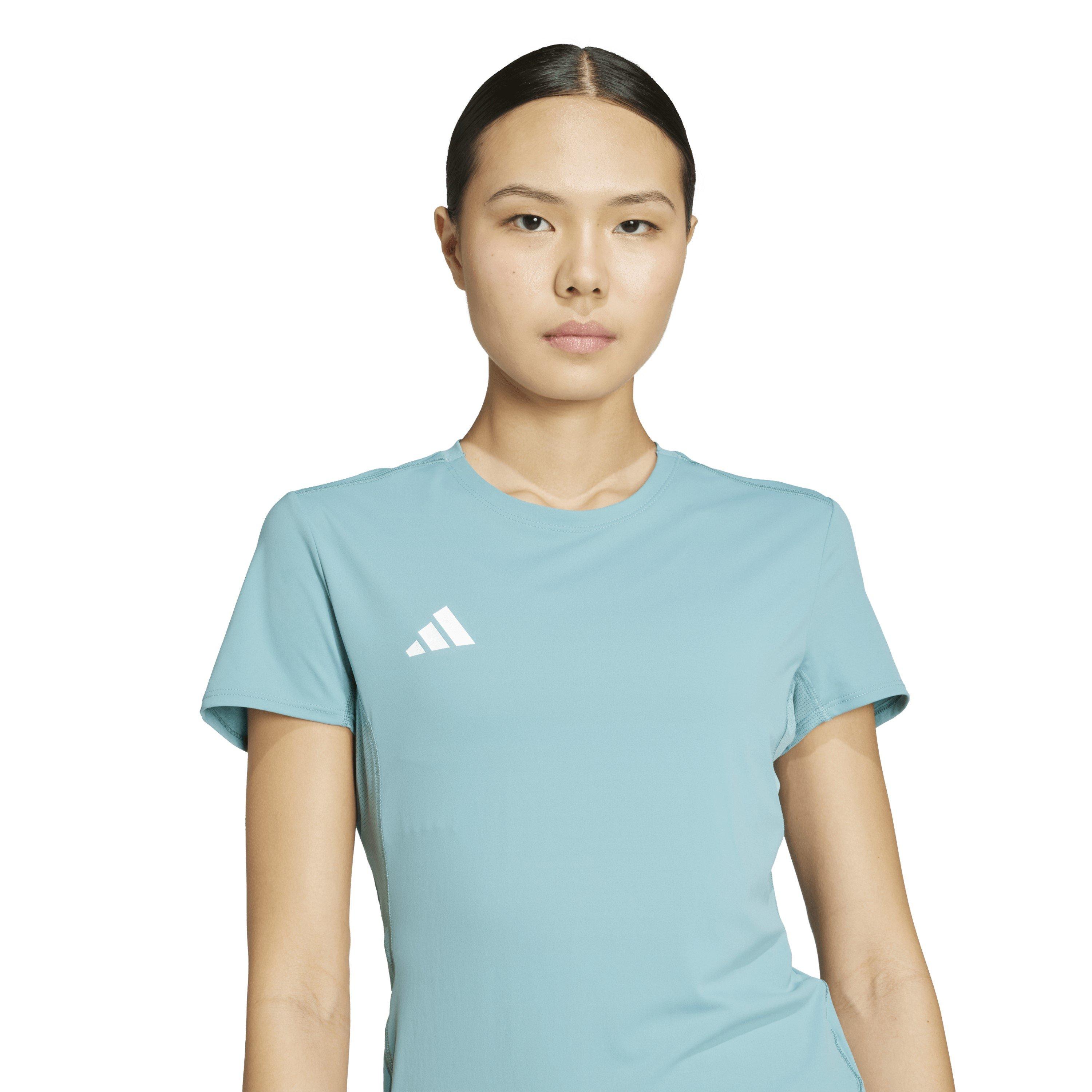 Puderasto plava - adidas - Adizero Running T-shirt Womens - 5